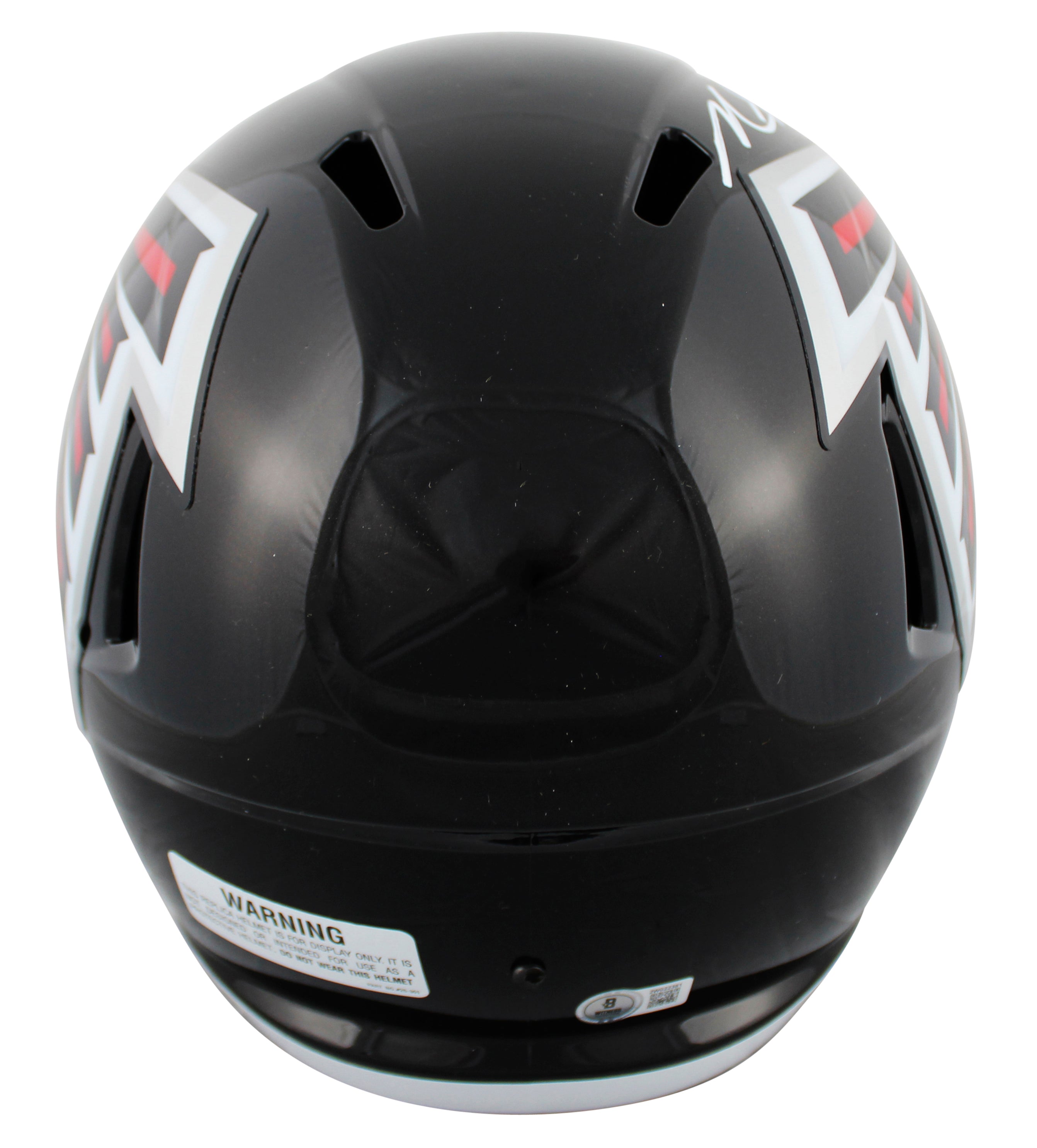 Falcons Michael Vick Signed 2003-19 TB Full Size Speed Rep Helmet JSA Witness
