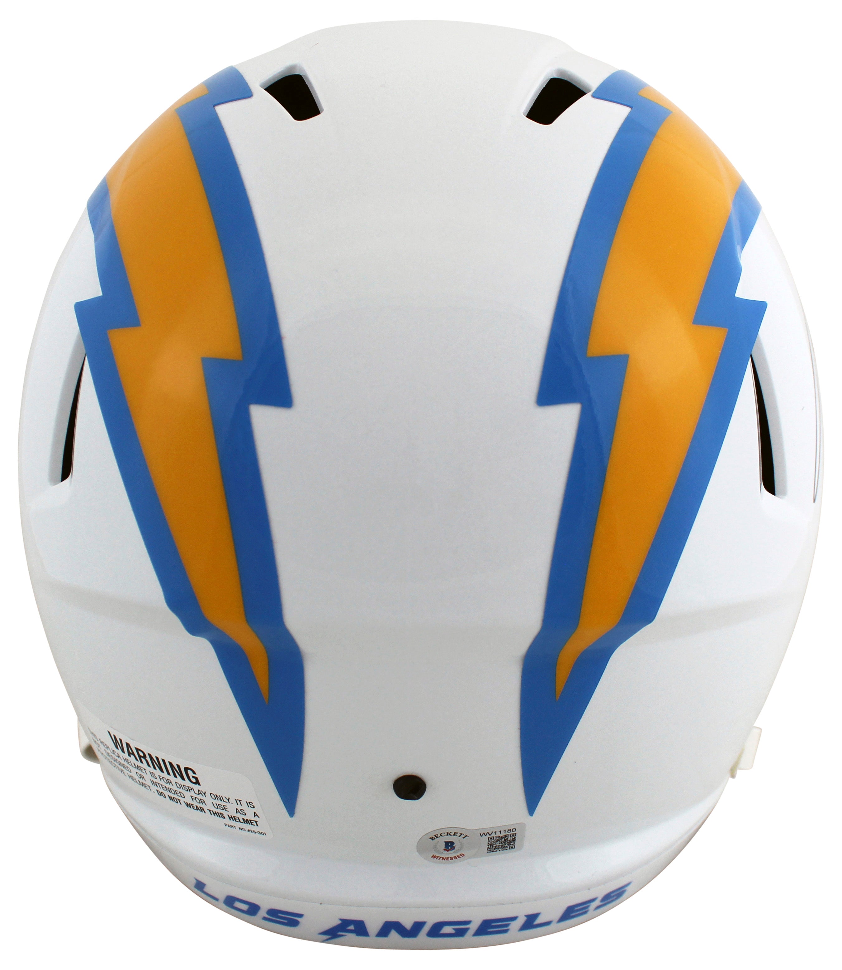 Chargers Austin Ekeler Authentic Signed Full Size Speed Rep Helmet BAS Witnessed