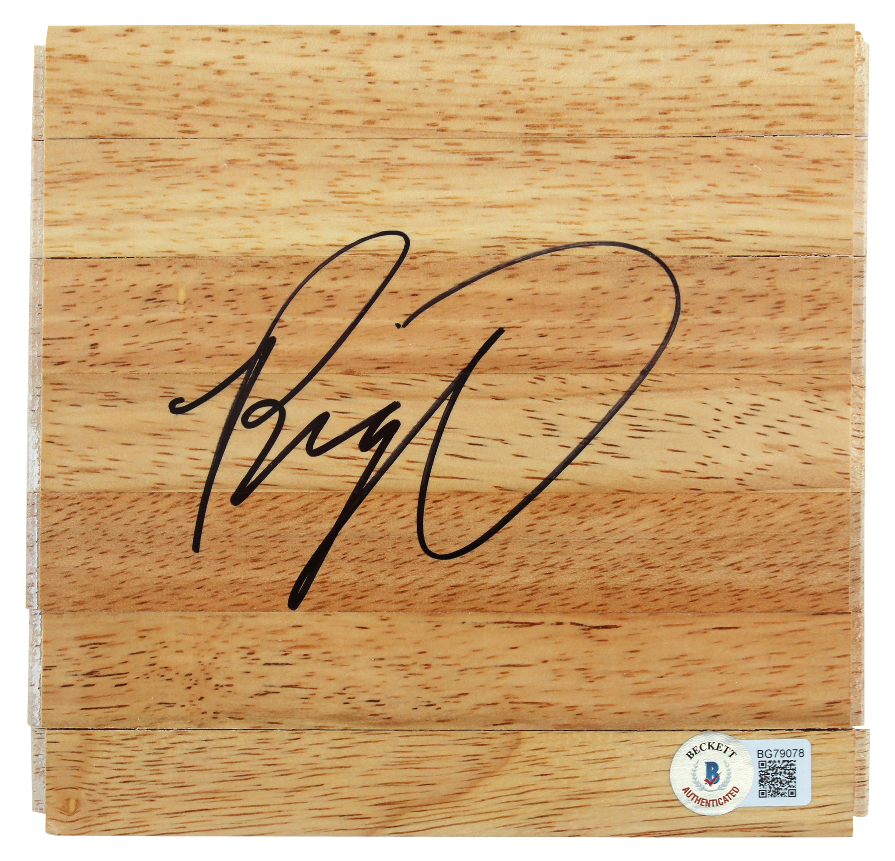 Kings Oscar Robertson Authentic Signed 6x6 Floorboard Autographed BAS #BG79078