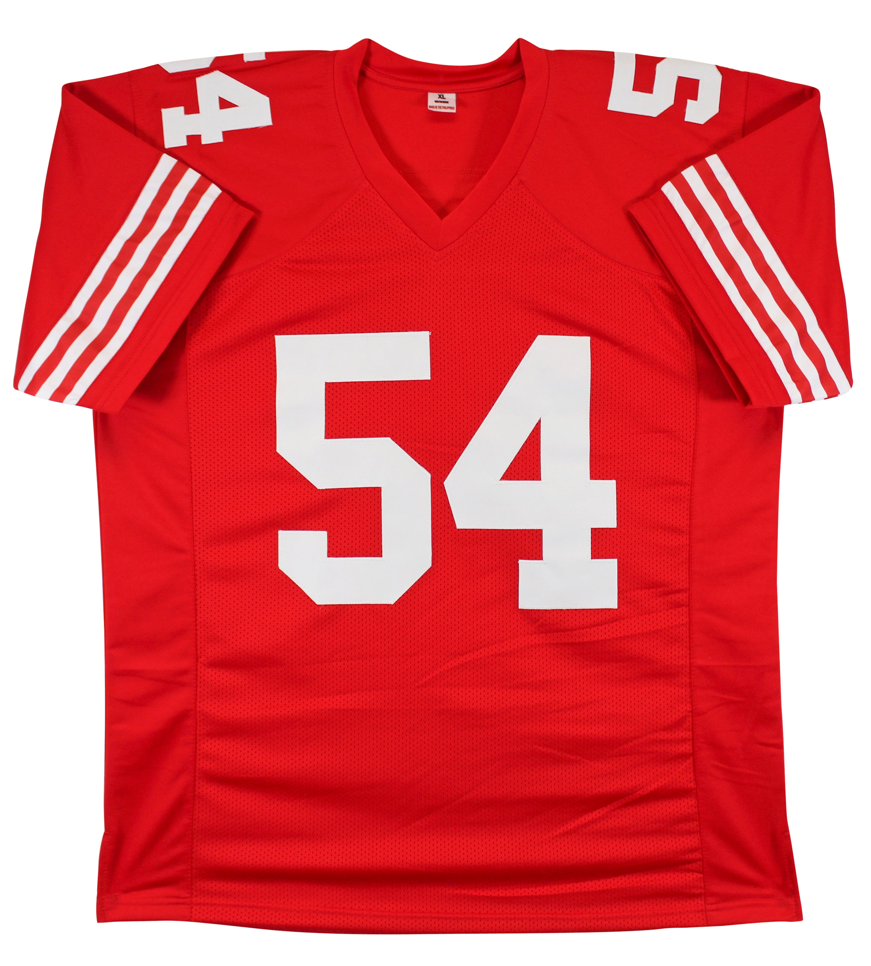 Fred Warner Authentic Signed Red Pro Style Jersey Autographed BAS 2