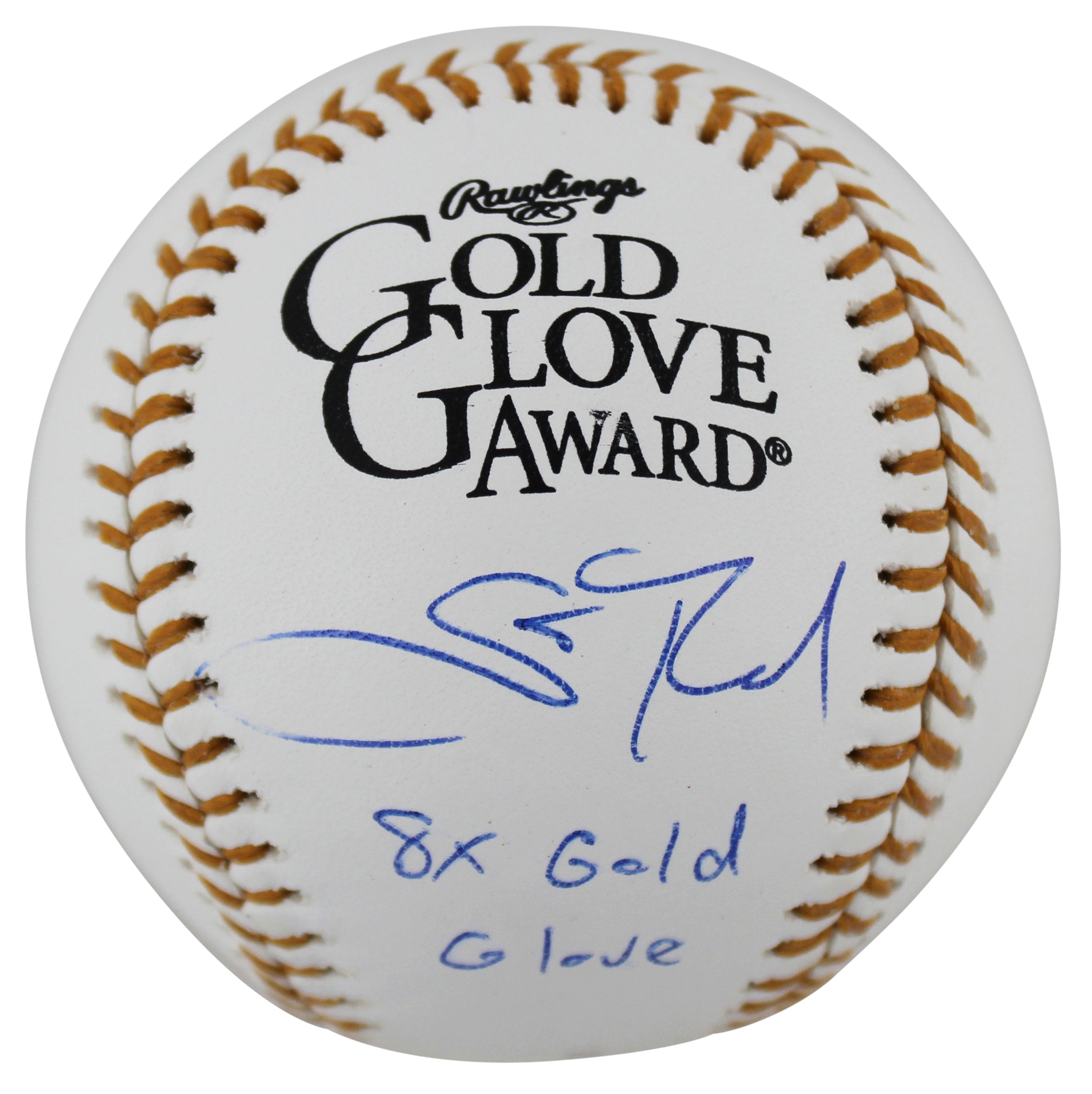 Phillies Scott Rolen "8x GG" Signed Rawlings Gold Glove Logo Oml Baseball BAS