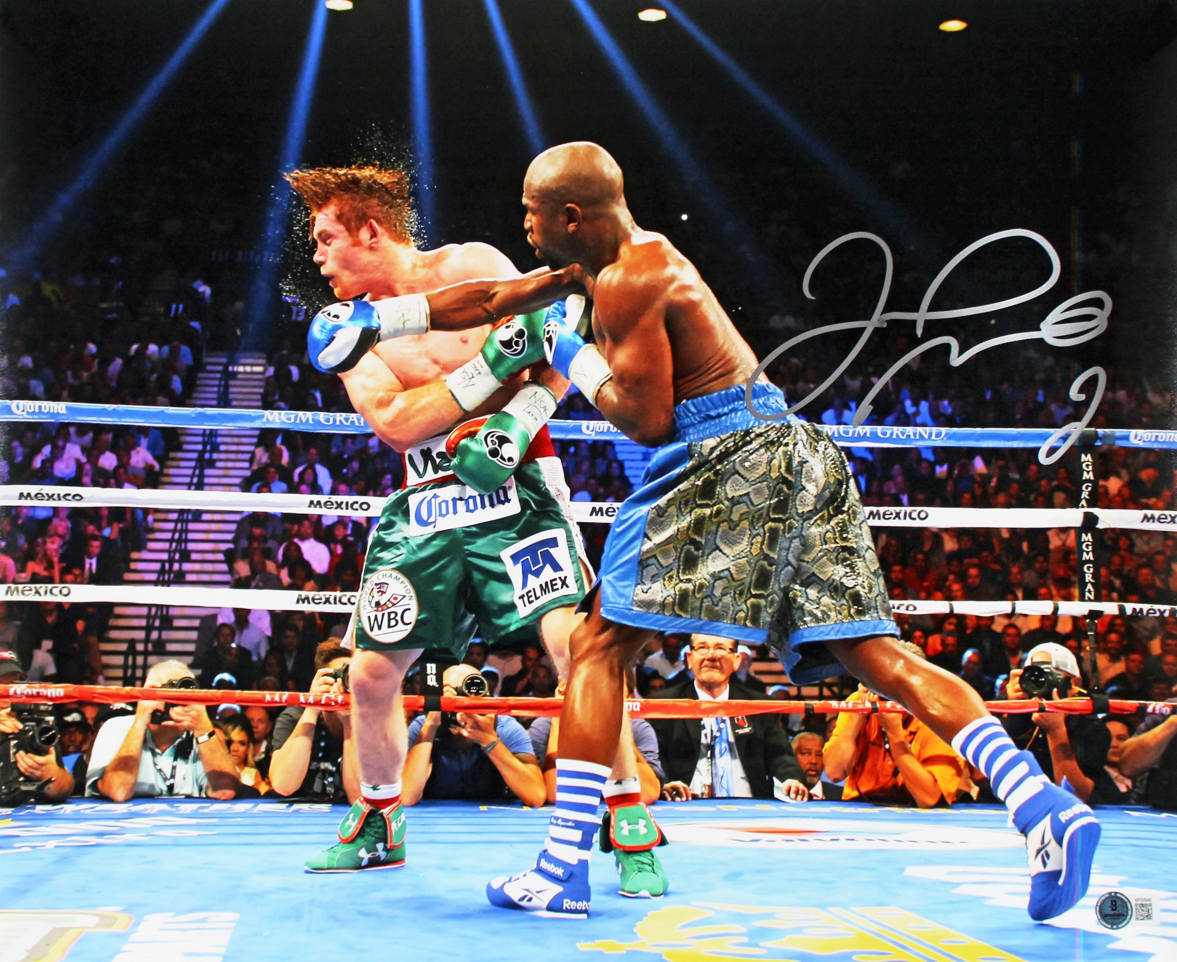 Floyd Mayweather Authentic Signed 16x20 Horizontal Photo BAS #BP00948