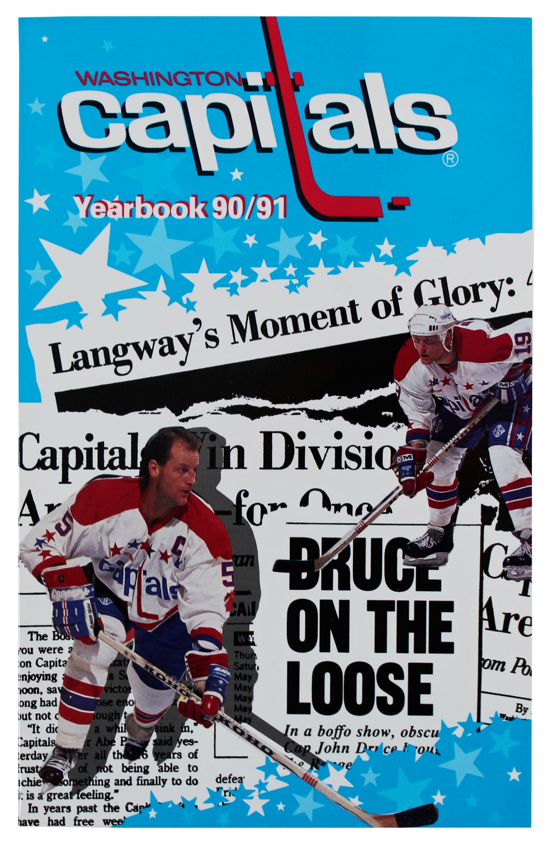 1990-91 Washington Capitals Yearbook Un-signed