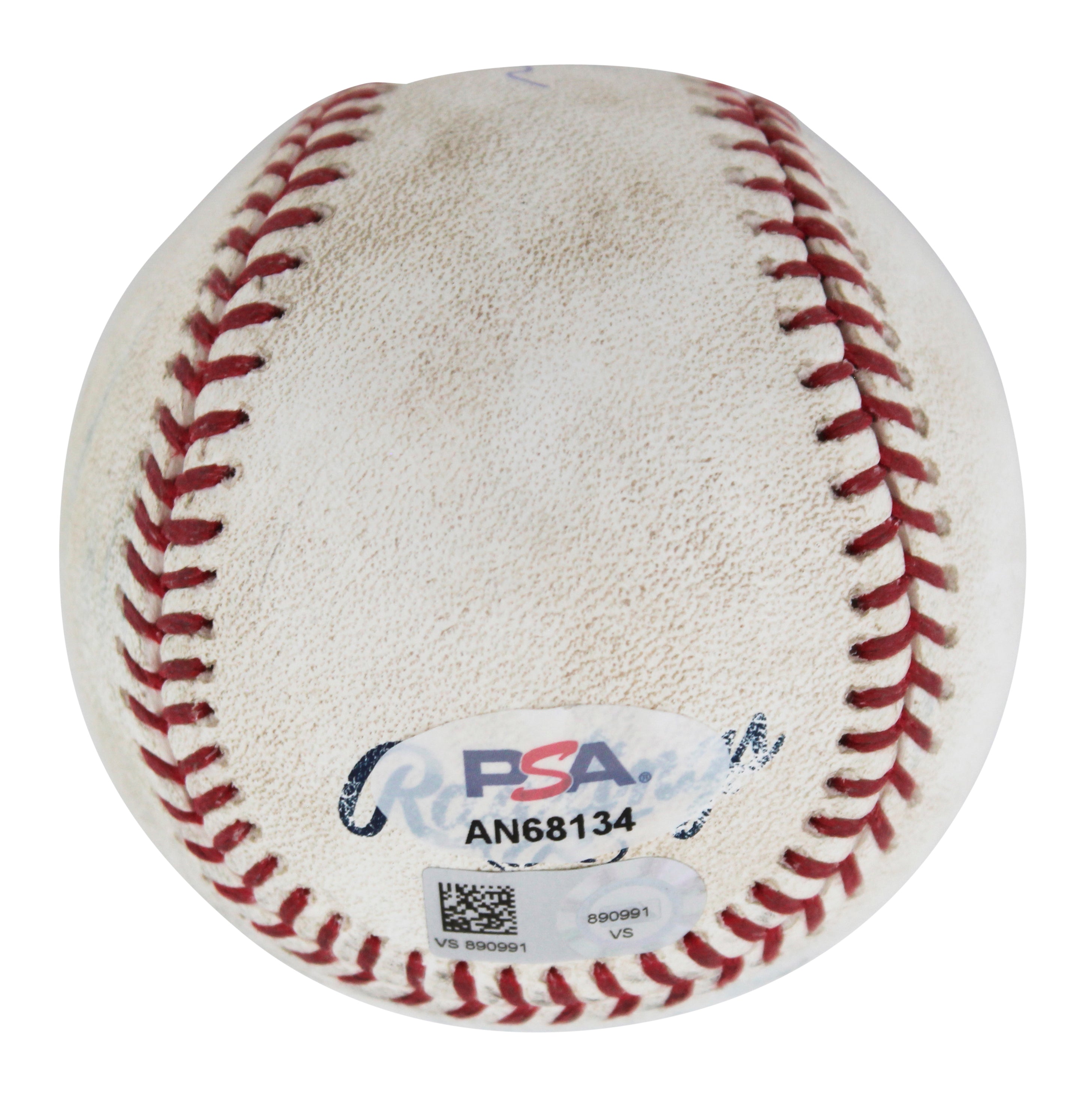 Dodgers Mookie Betts Signed 9/3/23 LAD vs ATL Game Used Oml Baseball PSA & MLB