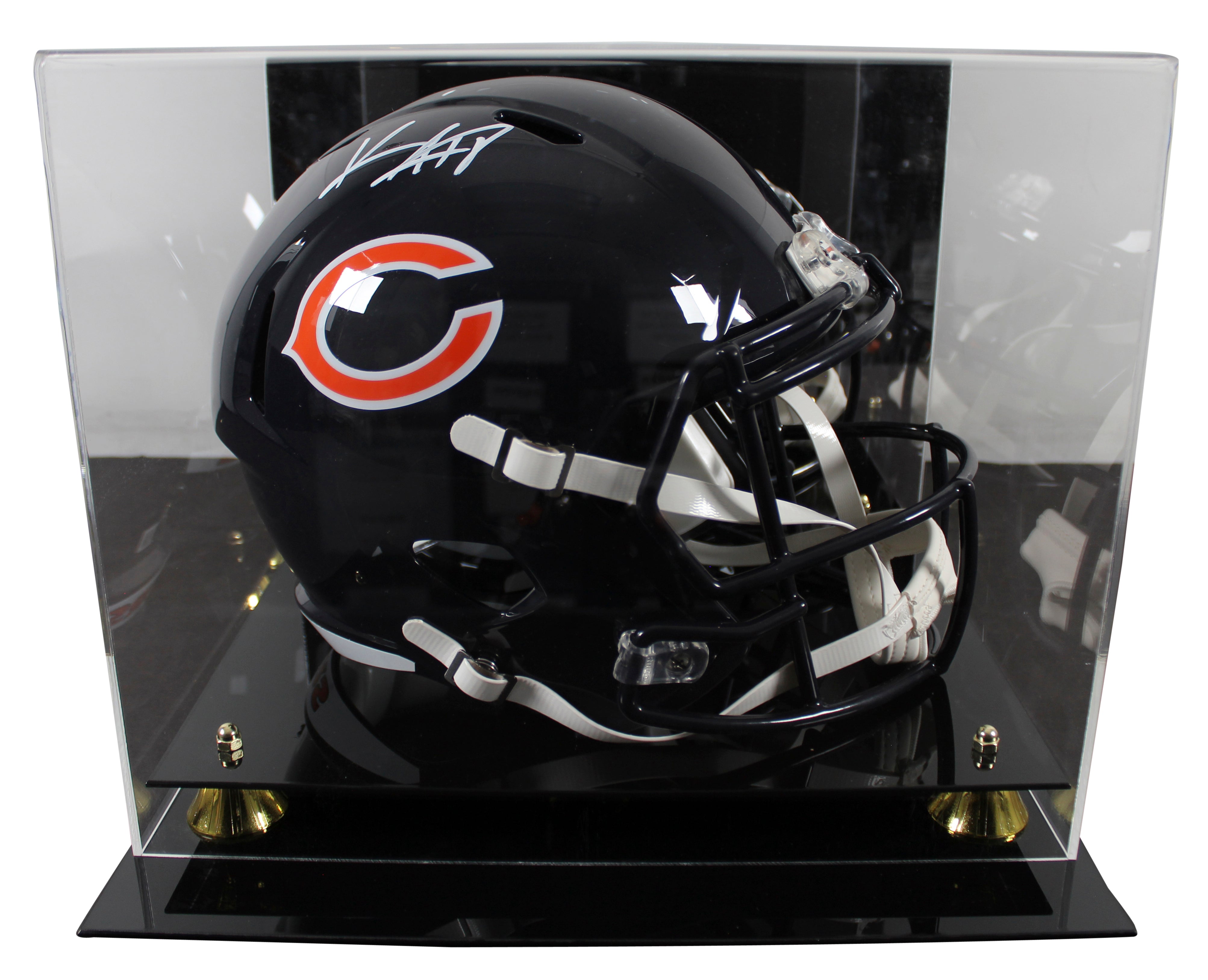 Bears Keenan Allen Signed Full Size Speed Rep Helmet W/ Case BAS Witnessed