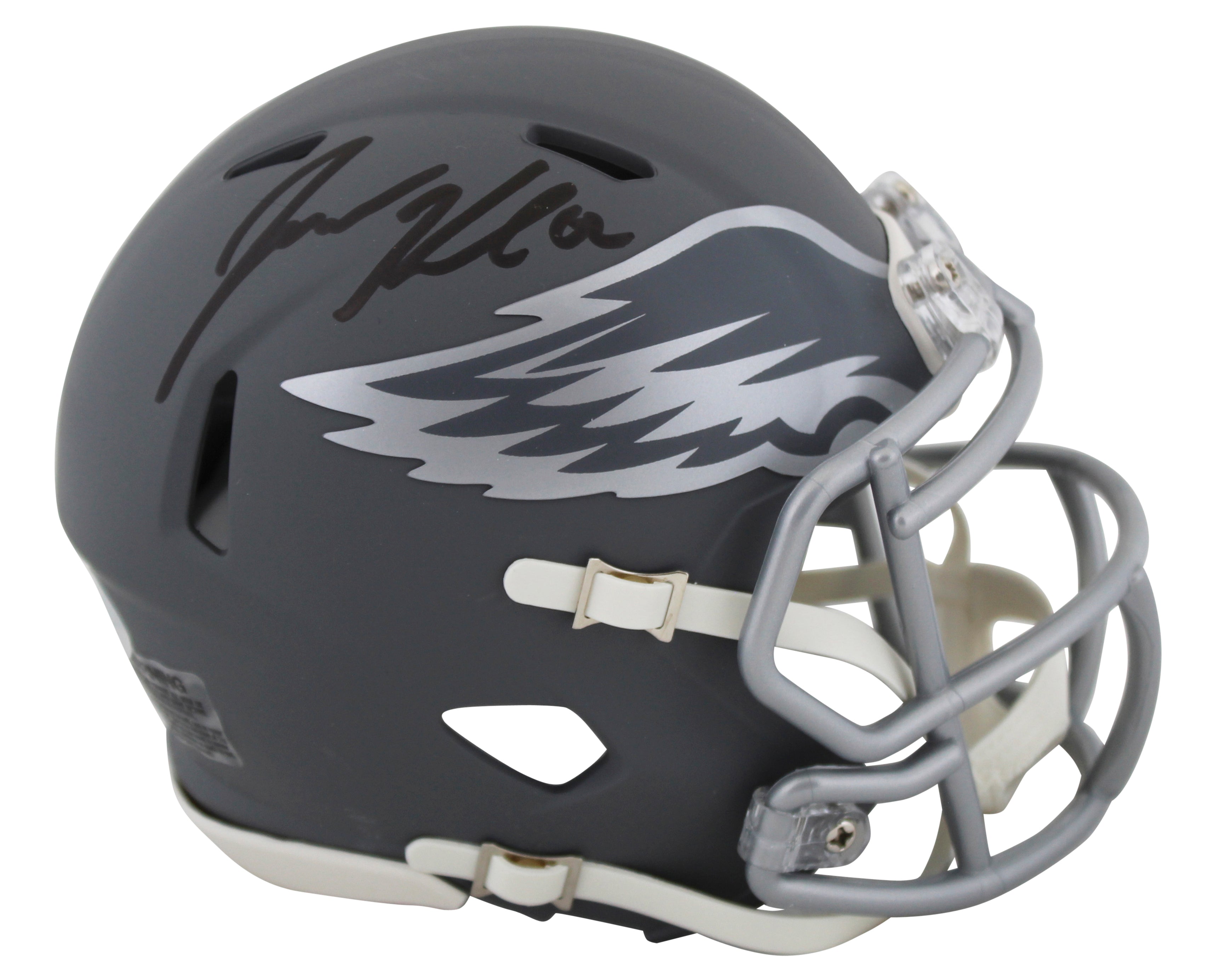 Eagles Jason Kelce Authentic Signed Slate Speed Mini Helmet W/ Case PSA/DNA Itp