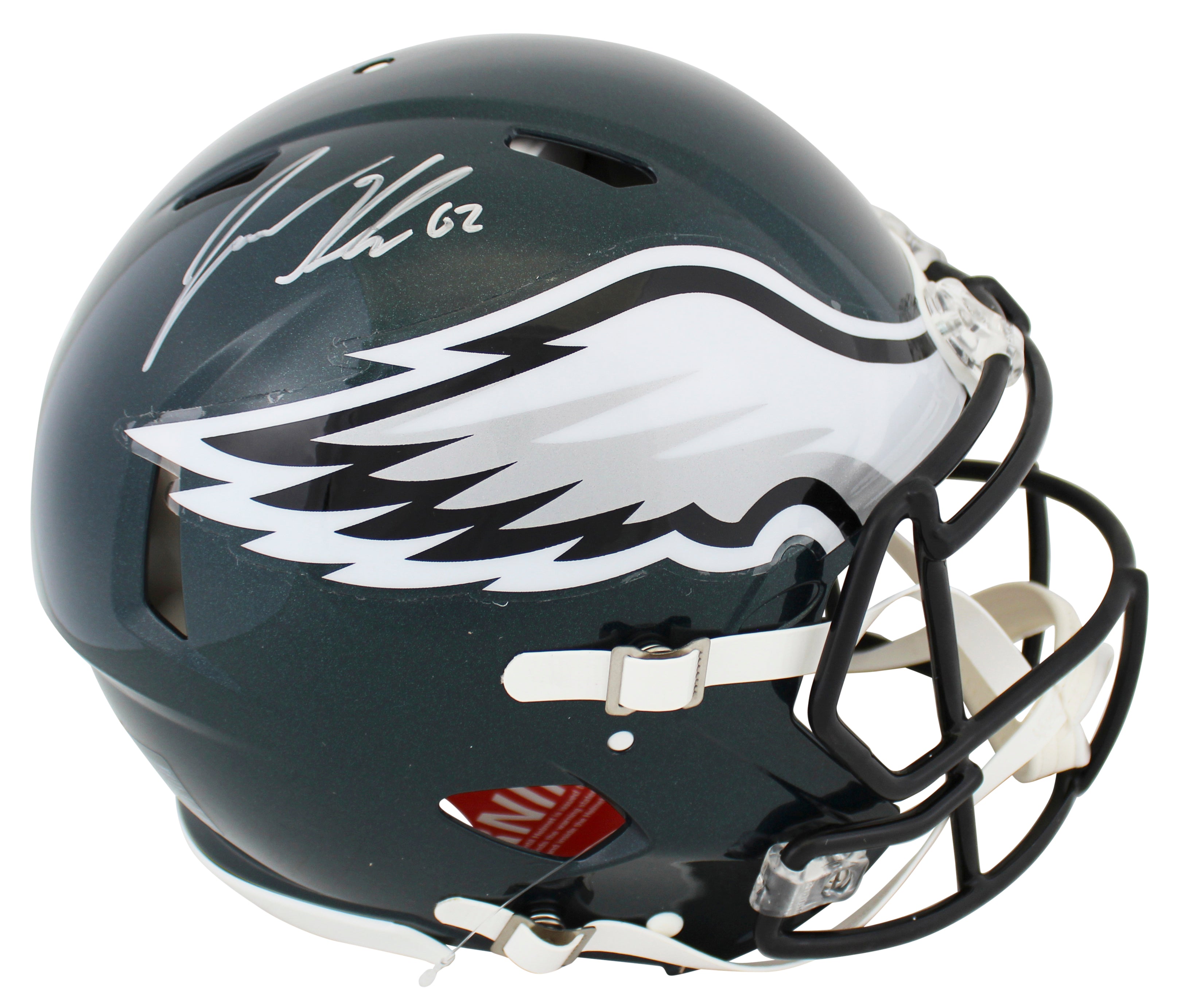 Eagles Jason Kelce Signed Full Size Speed Proline Helmet W/ Case PSA/DNA Itp