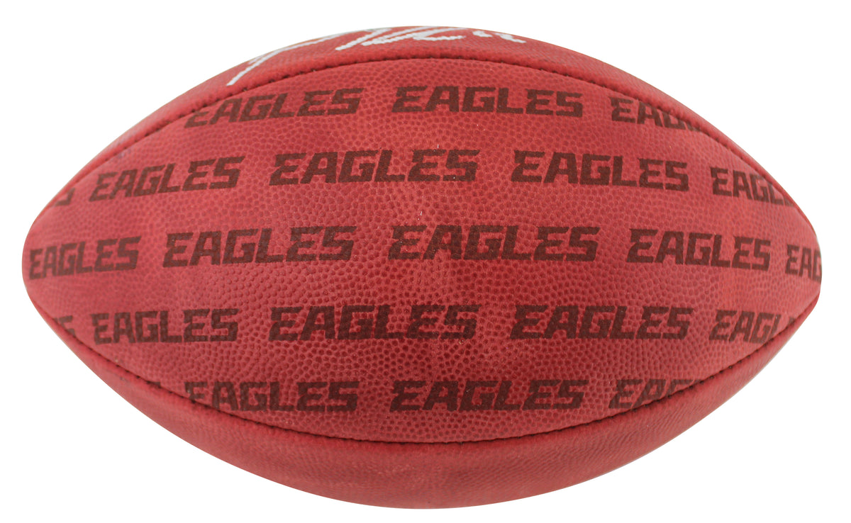Eagles Jason Kelce Signed "The Duke" Team Showcase Football W/ Case PSA/DNA Itp