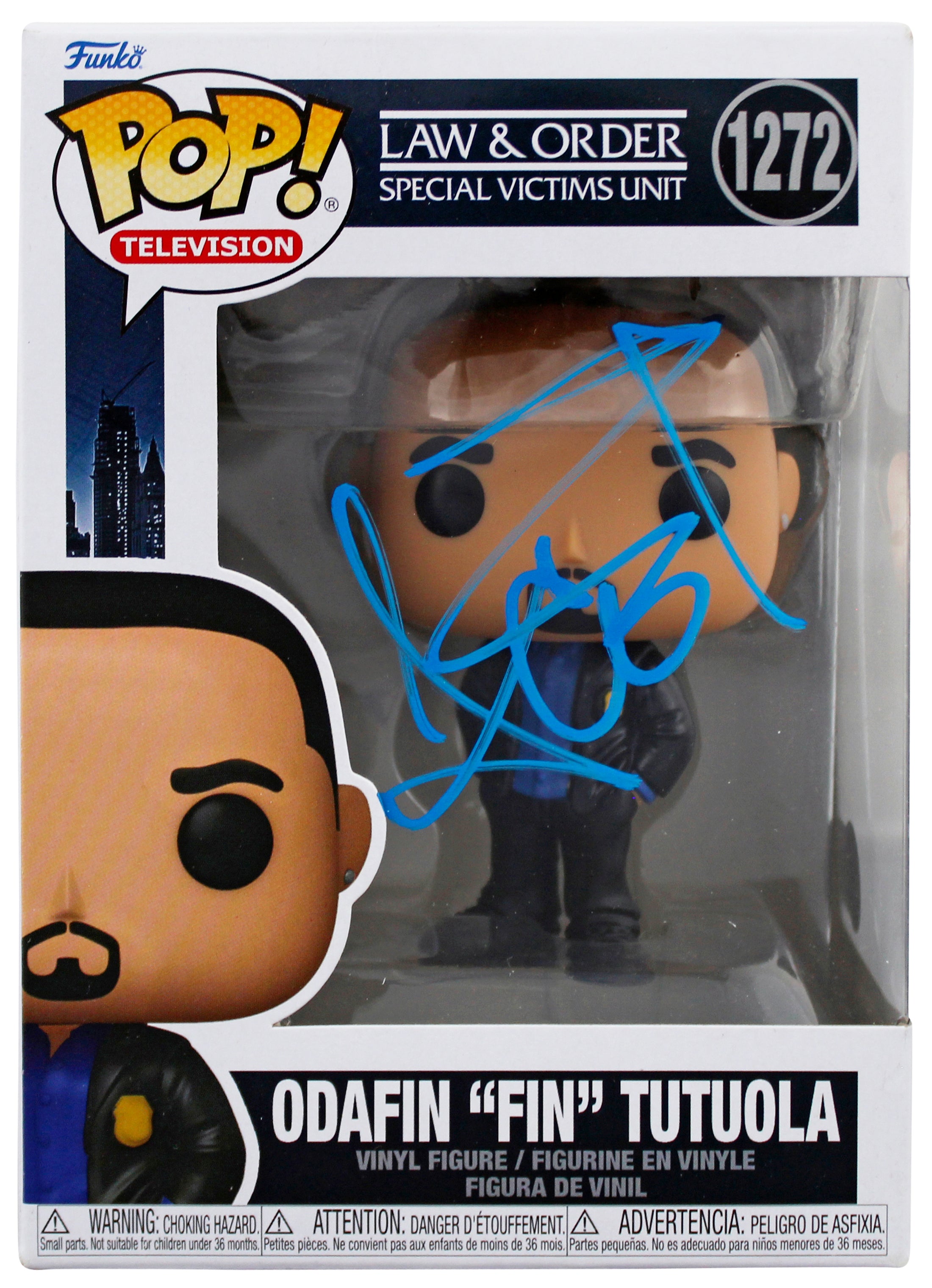 Ice-T Law & Order SVU Authentic Signed #1272 Funko Pop Vinyl Figure BAS #AD77132