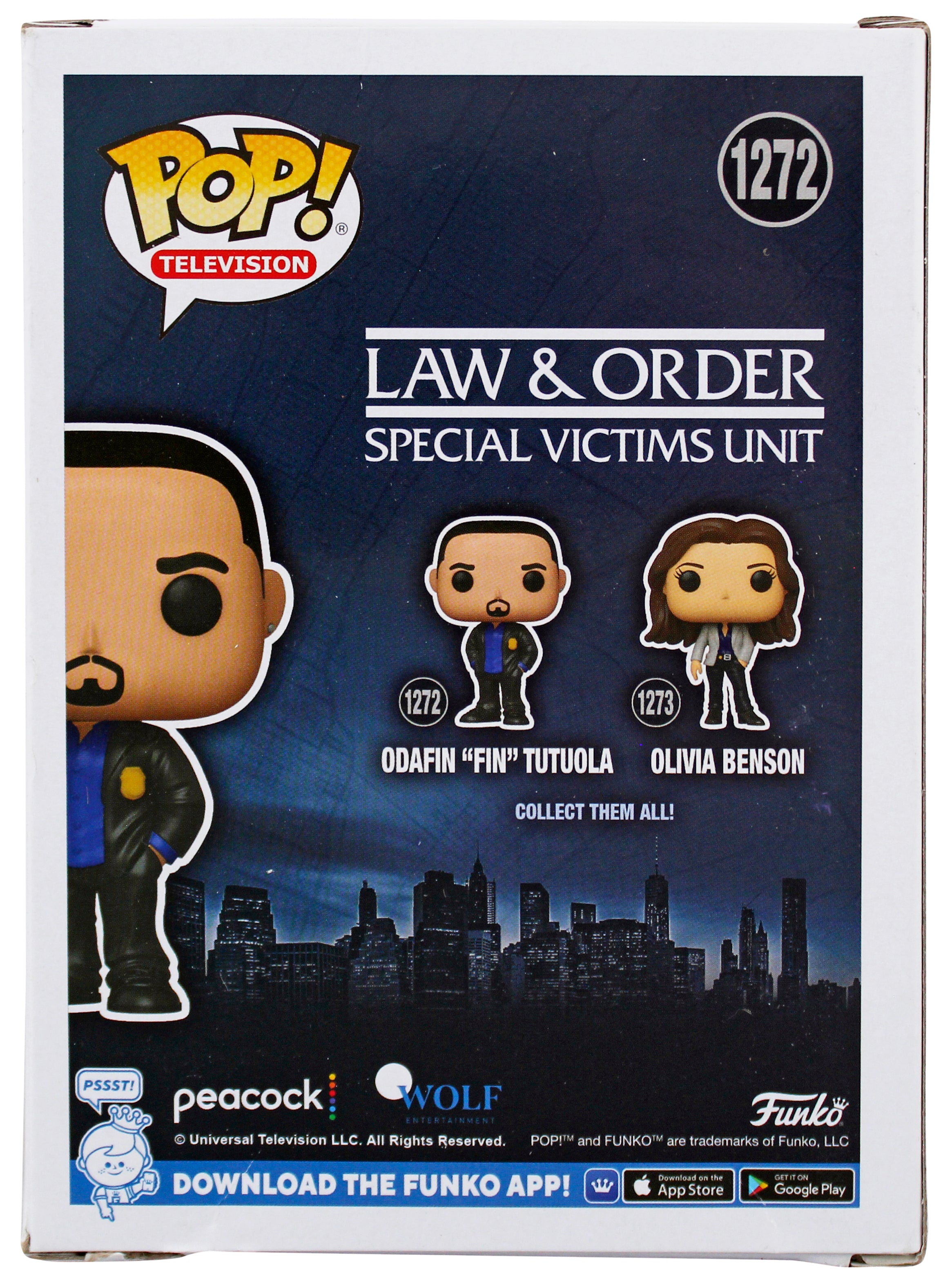 Ice-T Law & Order SVU Authentic Signed #1272 Funko Pop Vinyl Figure BAS