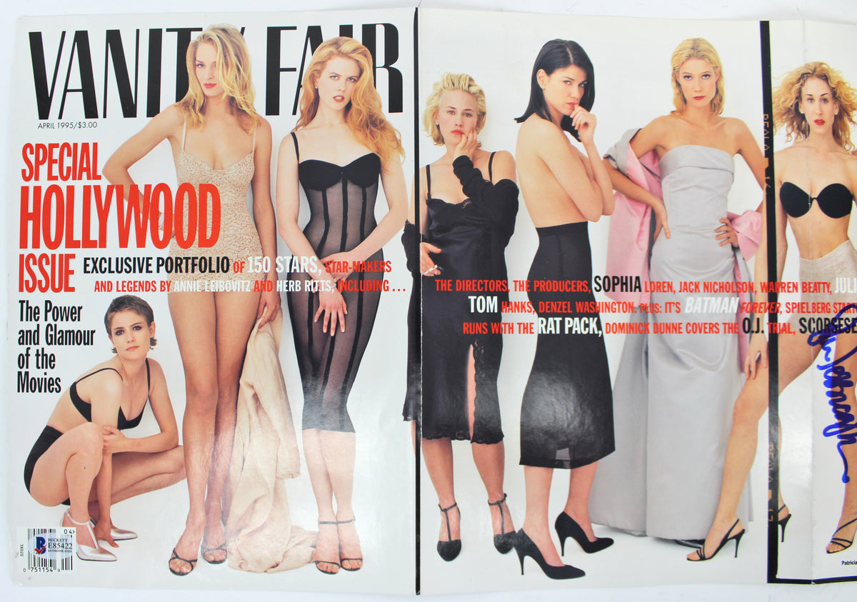 Sarah Jessica Parker, Julianne Moore & Angela Bassett Signed Magazine Cover BAS