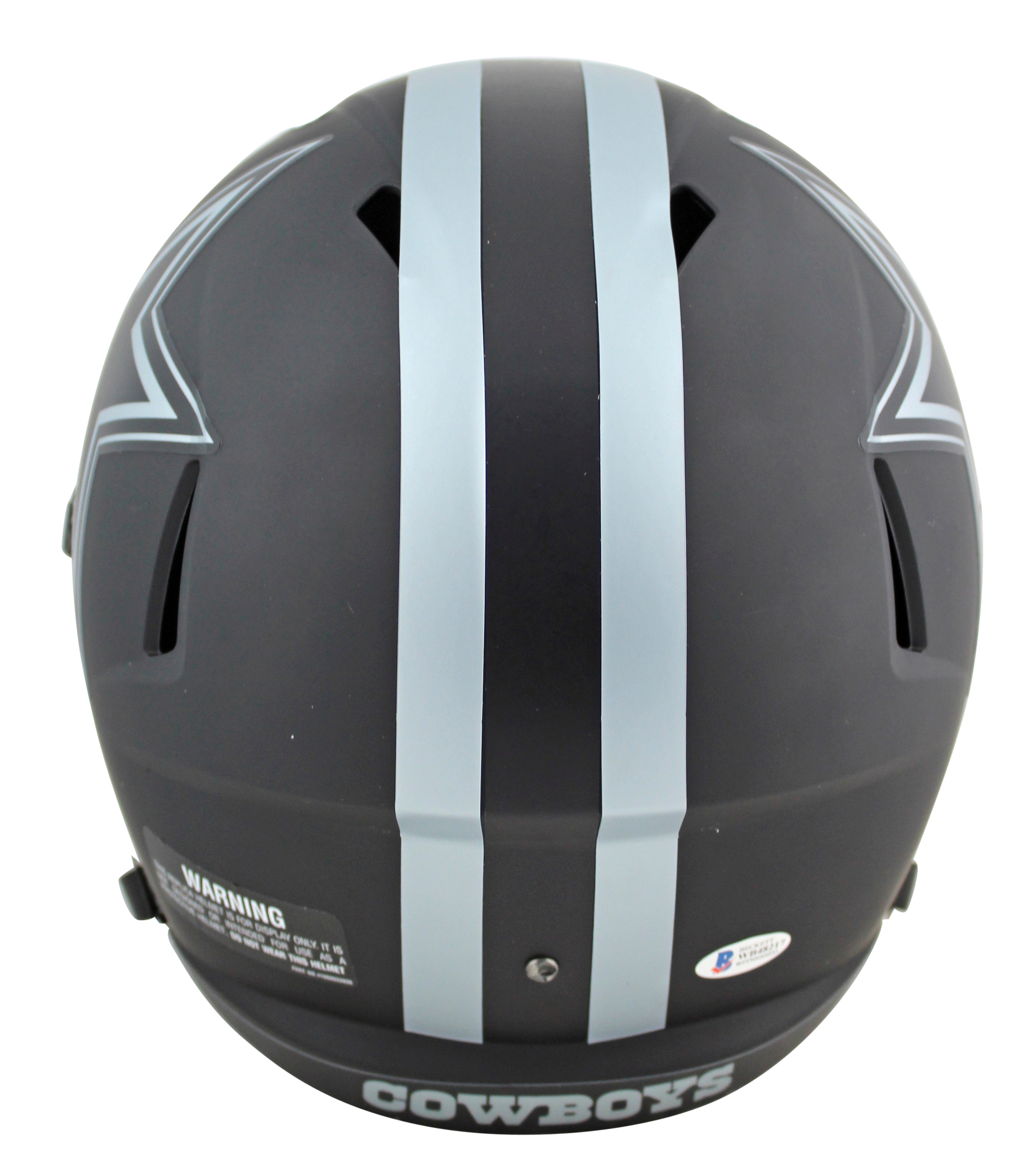 Cowboys Deion Sanders Signed Eclipse Full Size Speed Rep Helmet BAS Witnessed