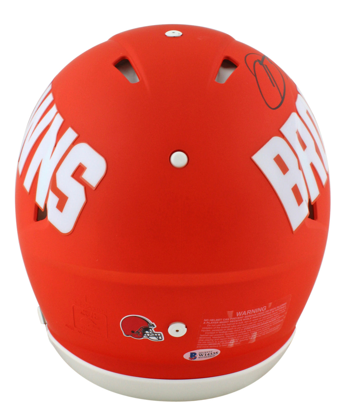 Browns Odell Beckham Signed Amp Authentic Proline F/S Speed Helmet BAS Witnessed