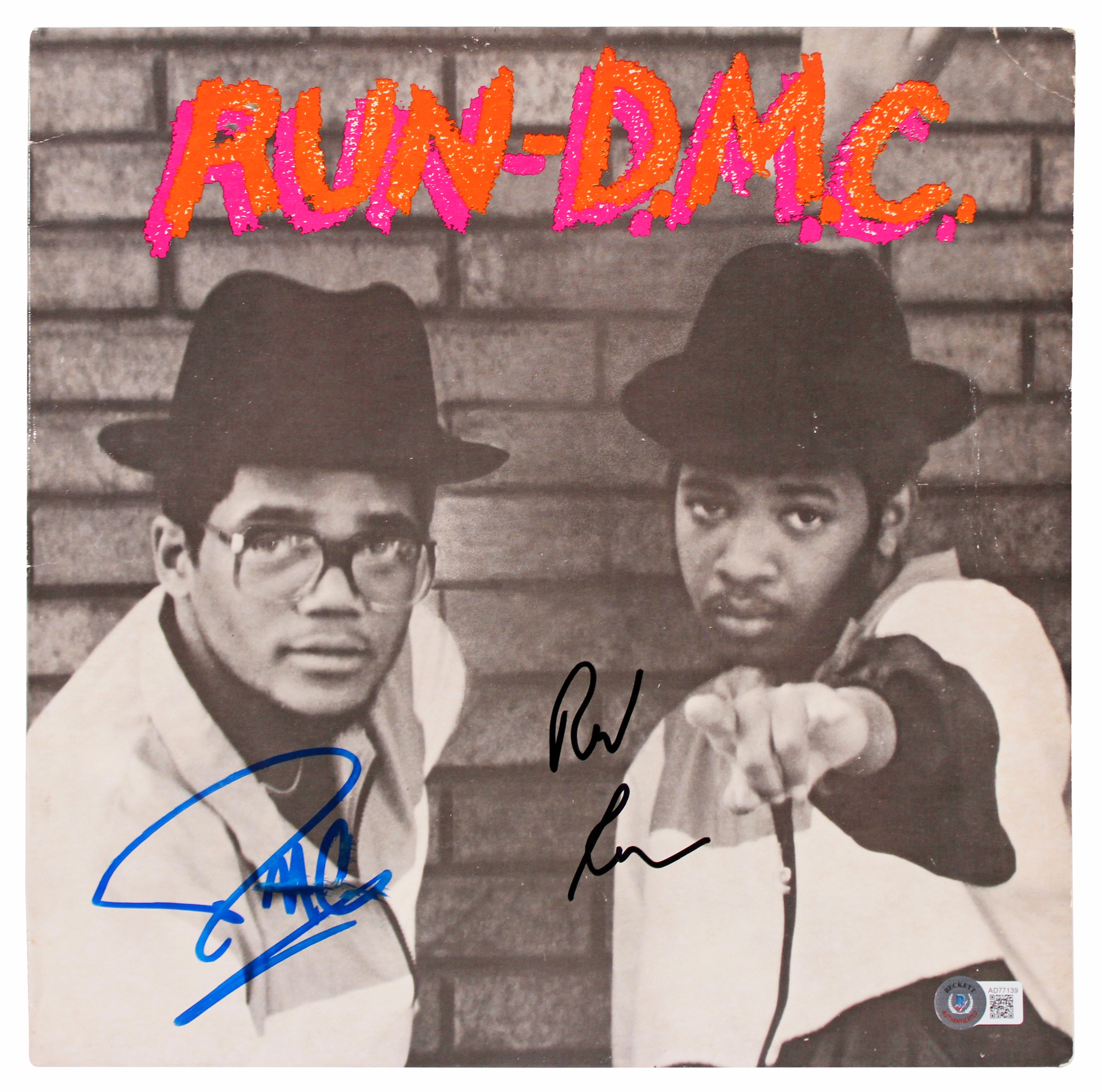 Joseph Simmons & Darryl McDaniels Signed Run DMC Album W/ Vinyl BAS #AD77139