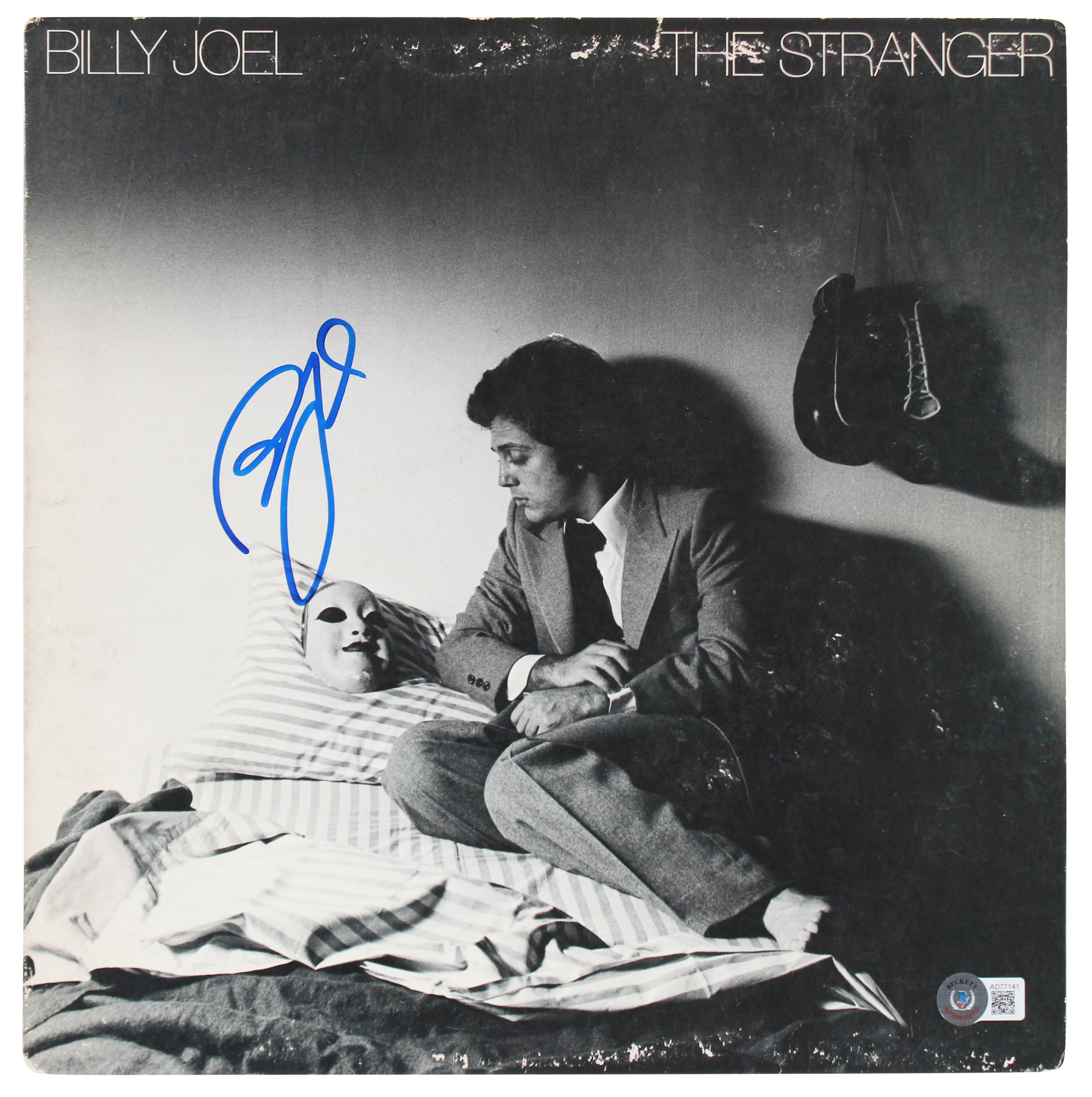 Billy Joel Authentic Signed The Stranger Album Cover W/ Vinyl BAS #AD77141