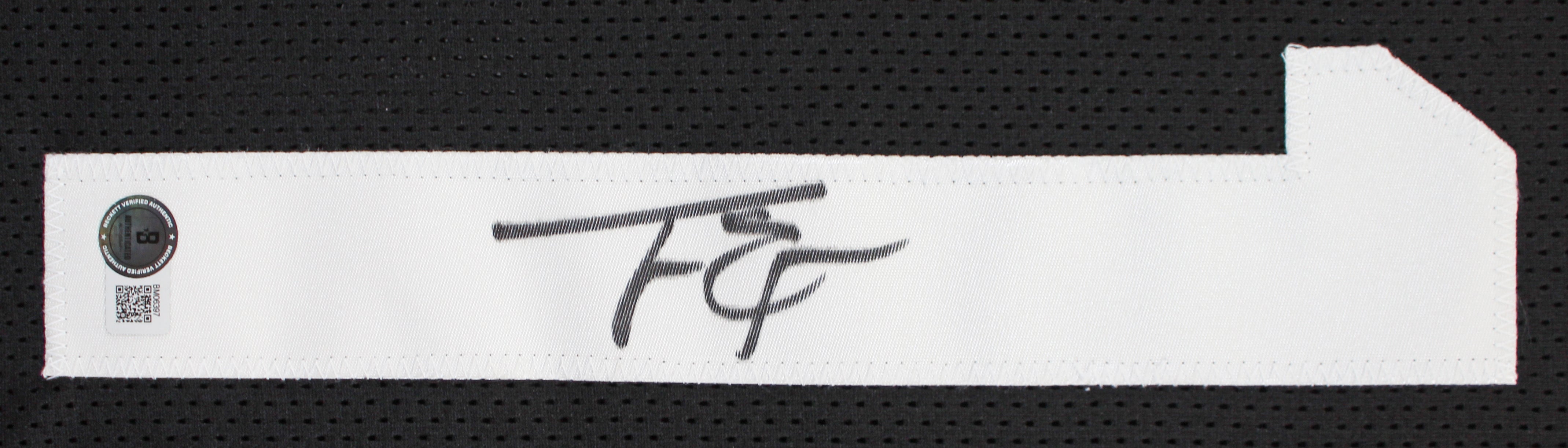 Travis Etienne Authentic Signed Black Pro Style Jersey Autographed BAS Witnessed