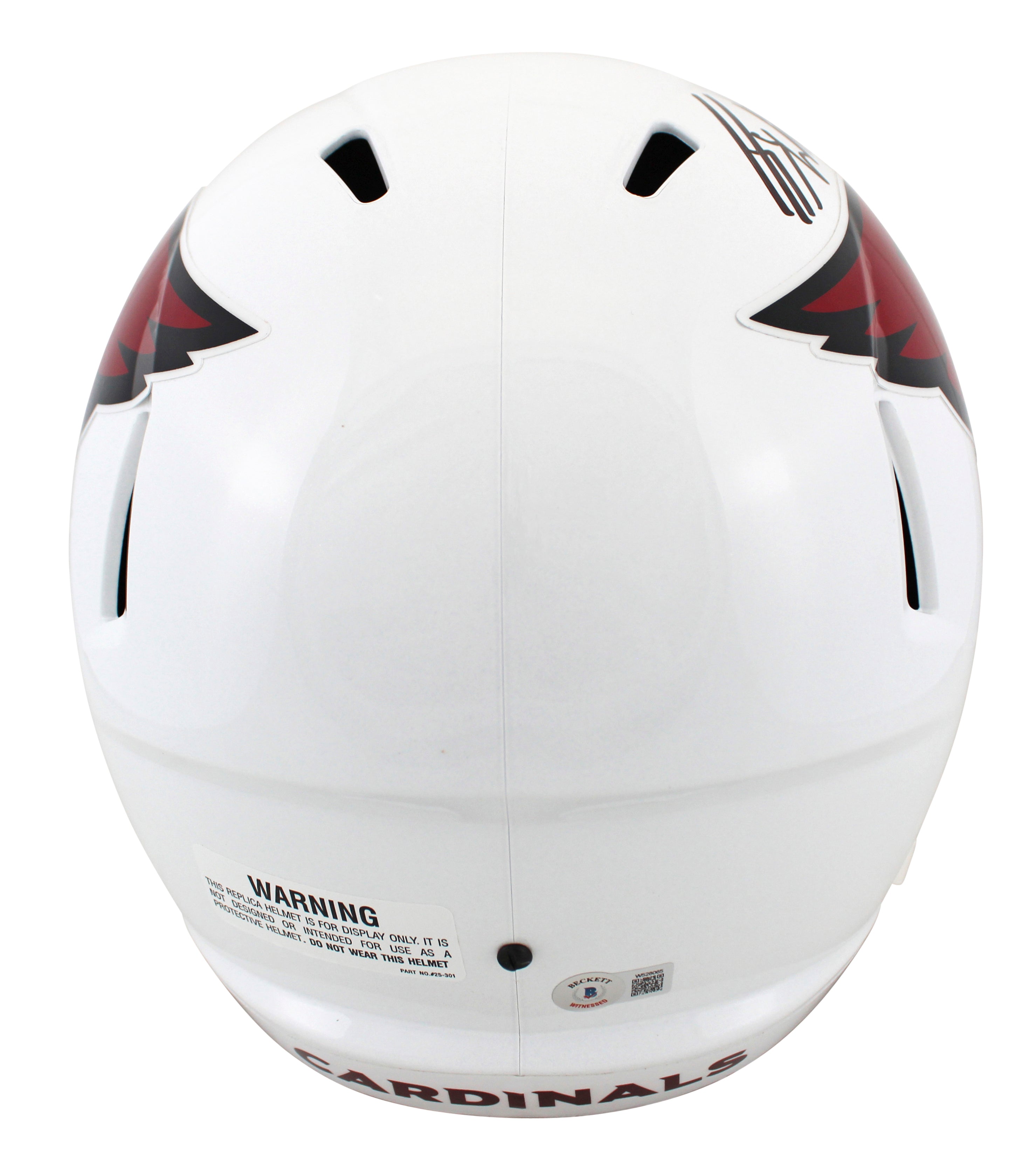 Cardinals J.J. Watt Authentic Signed Full Size Speed Rep Helmet BAS Witnessed