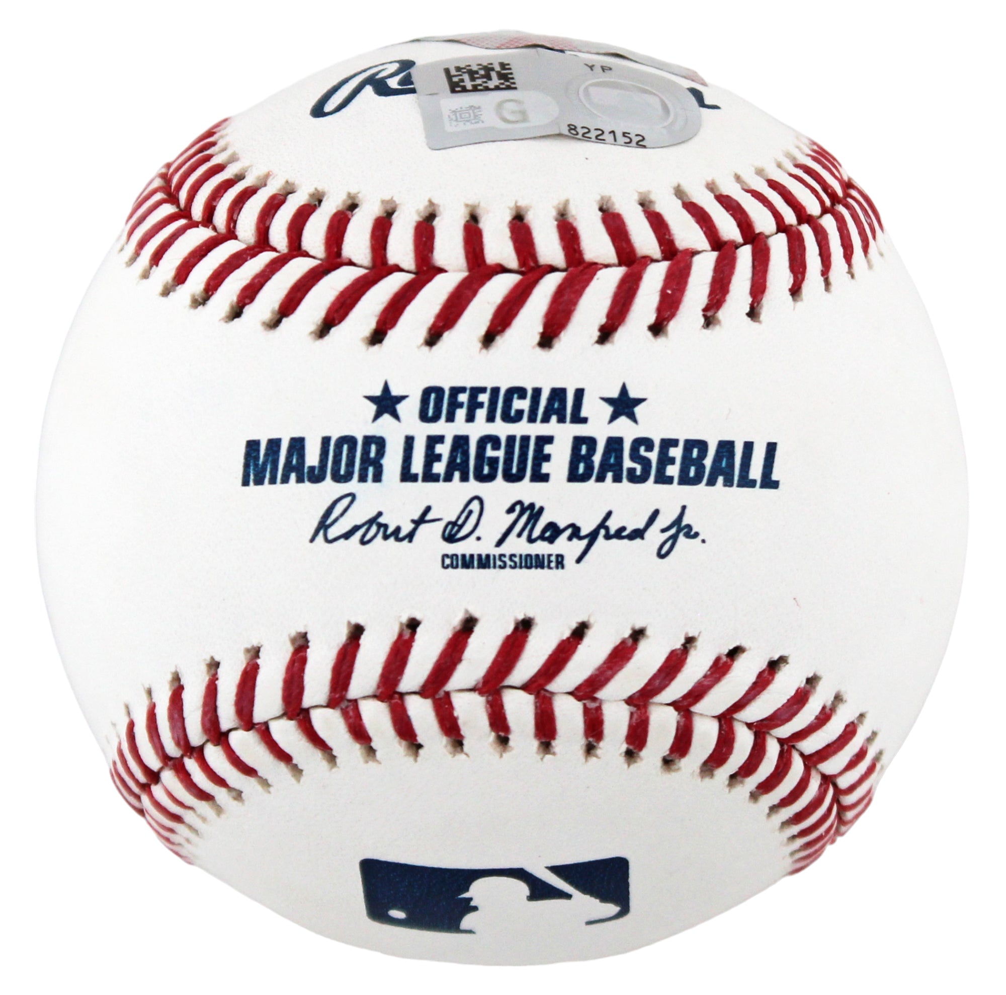 Rangers Corey Seager Authentic Signed Robert Manfred Oml Baseball Fanatics COA