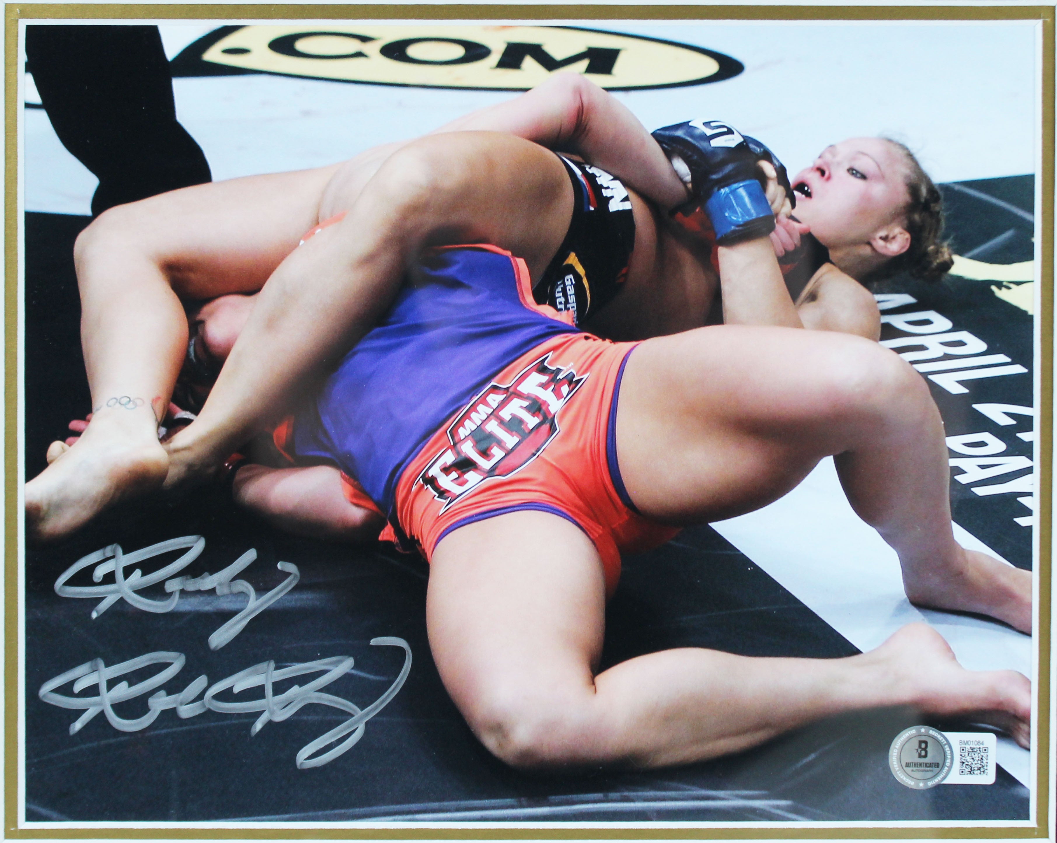 Ronda Rousey Authentic Signed 8x10 Framed Photo BAS