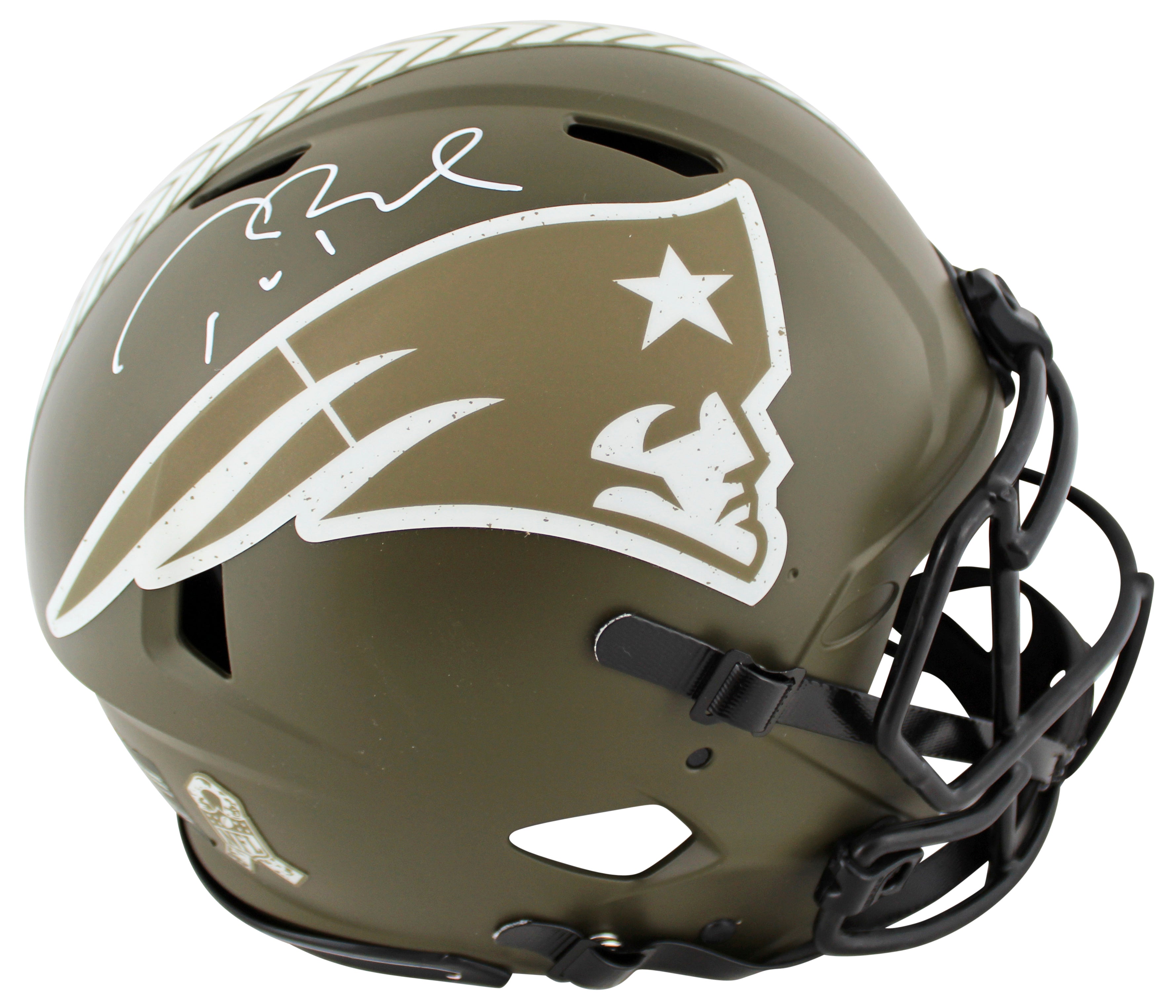 Patriots Tom Brady Signed Salute To Service F/S Speed Proline Helmet Fanatics