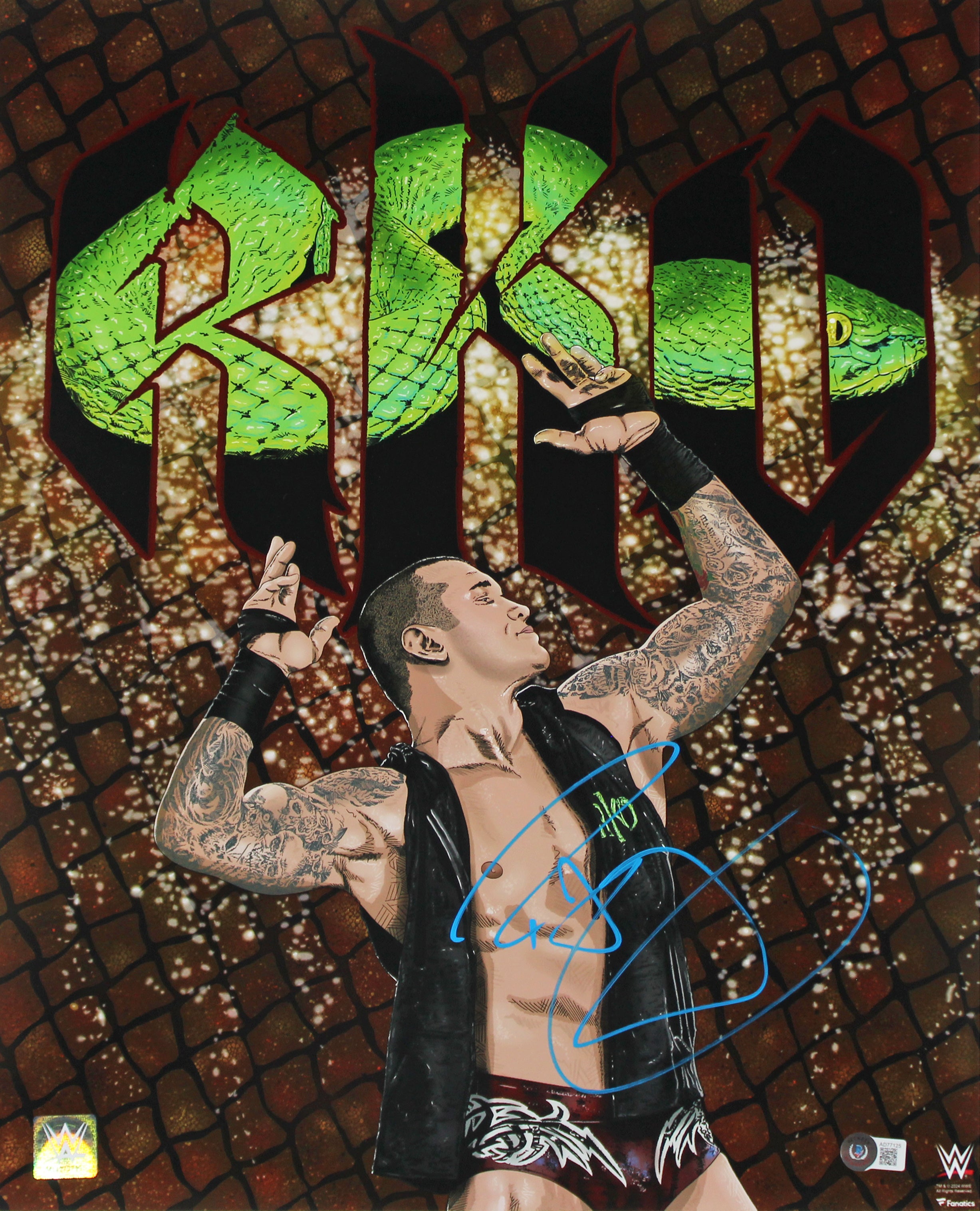 Randy Orton Authentic Signed 16x20 RKO Fantatics Photo Autographed BAS #AD77125