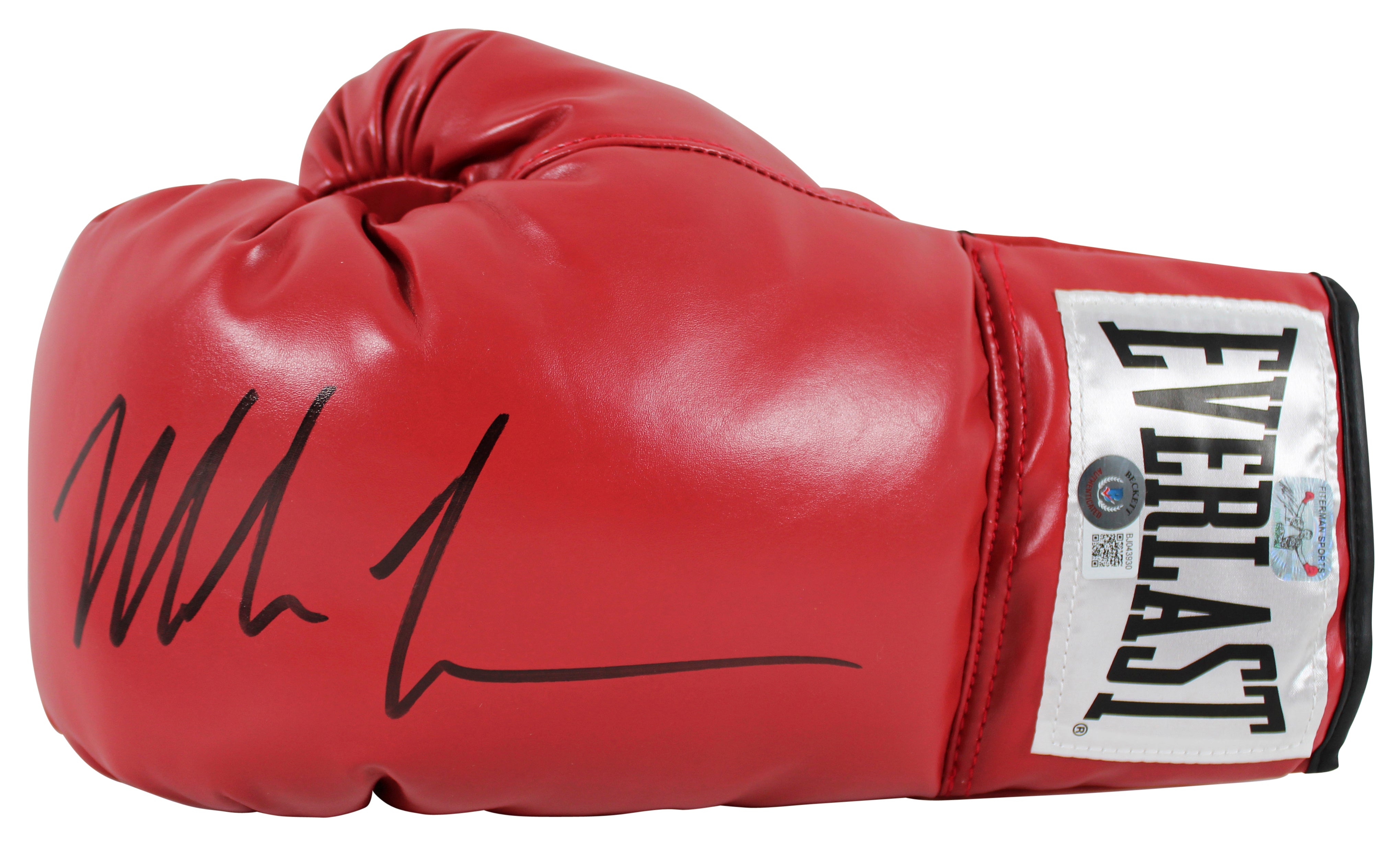 ** HOLIDAY DOORBUSTER ** Mike Tyson Authentic Signed Left Hand Red Everlast Boxing Glove BAS