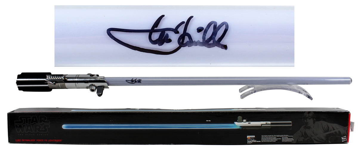 Mark Hamill Signed Star Wars Luke Skywalker Force FX Lightsaber BAS #AB14017