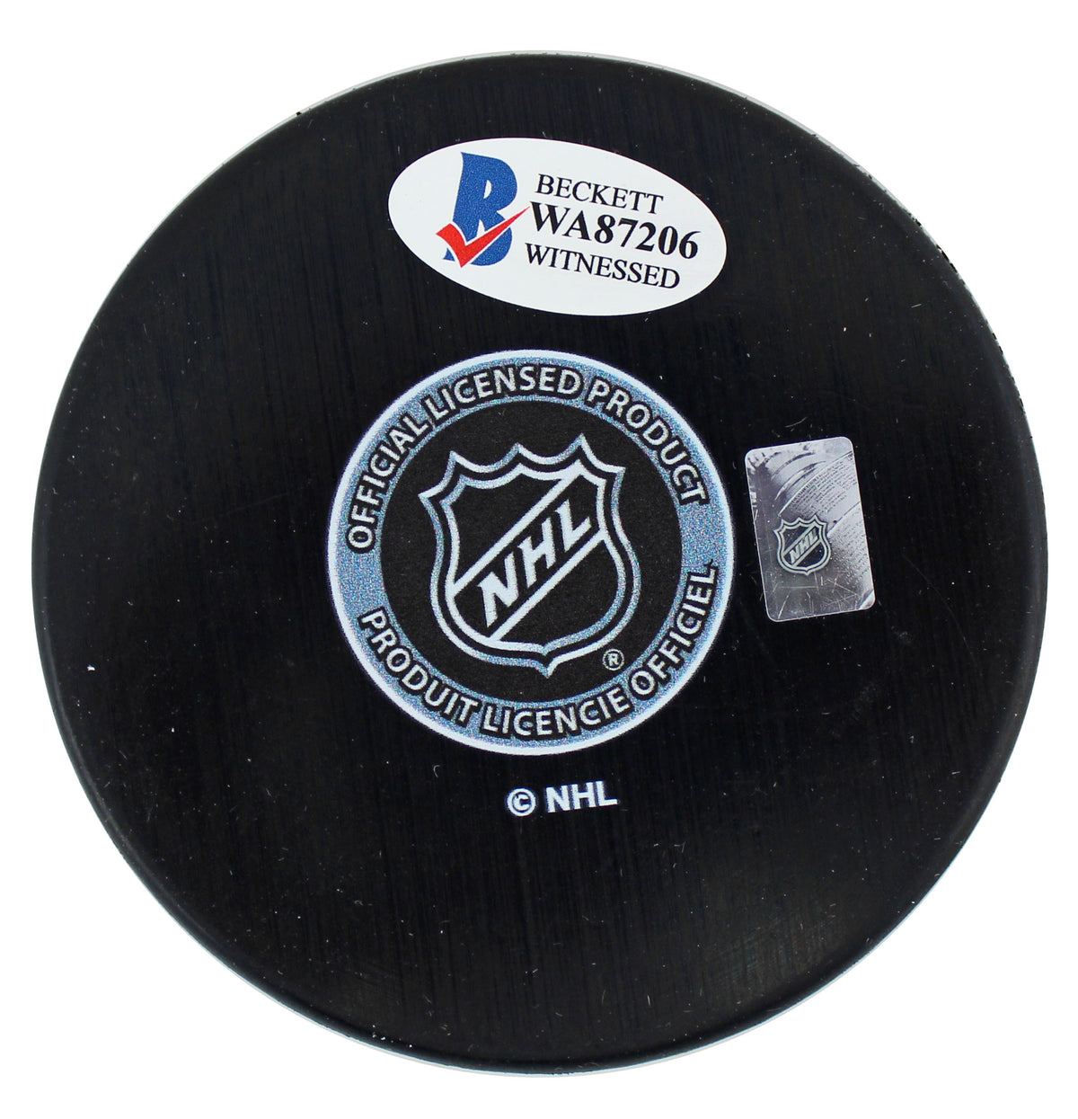 Stars Mike Modano "HOF 2014" Signed Dallas Stars Logo Hockey Puck BAS Witnessed