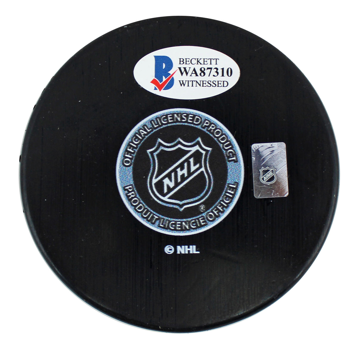 Stars Mike Modano Authentic Signed Dallas Stars Logo Hockey Puck BAS Witnessed