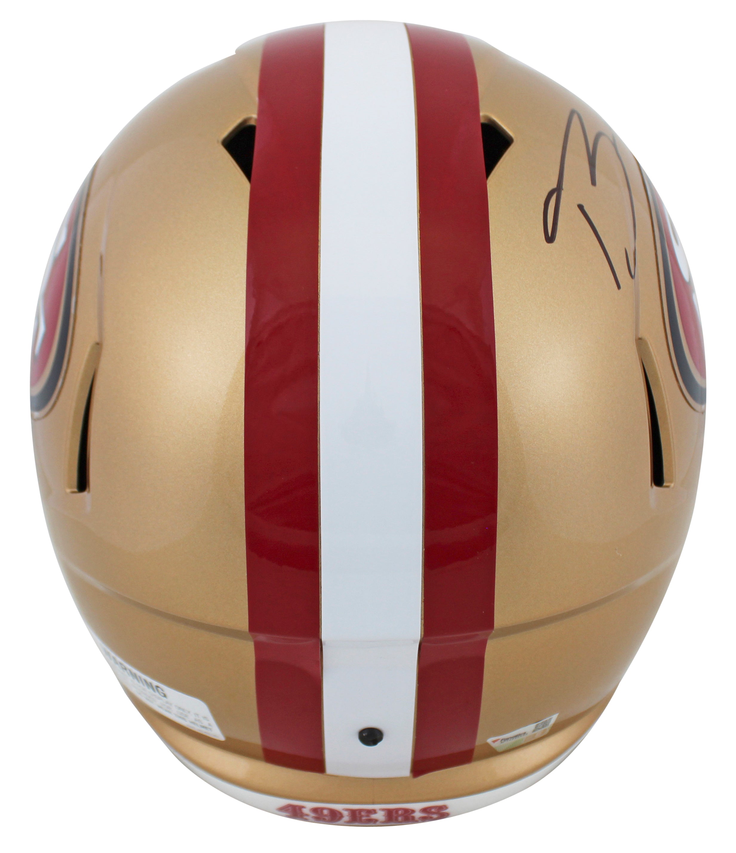 49ers Brock Purdy Authentic Signed Full Size Speed Rep Helmet w/ Case Fanatics