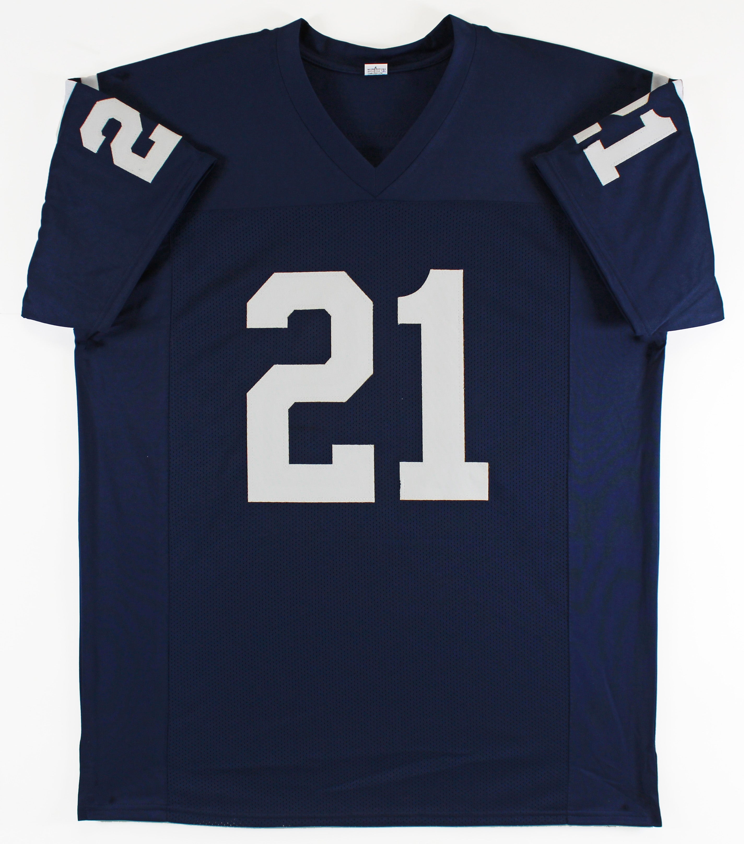 Jackson State Deion Sanders Signed Coach Prime Navy Blue Pro Style Jersey BAS W