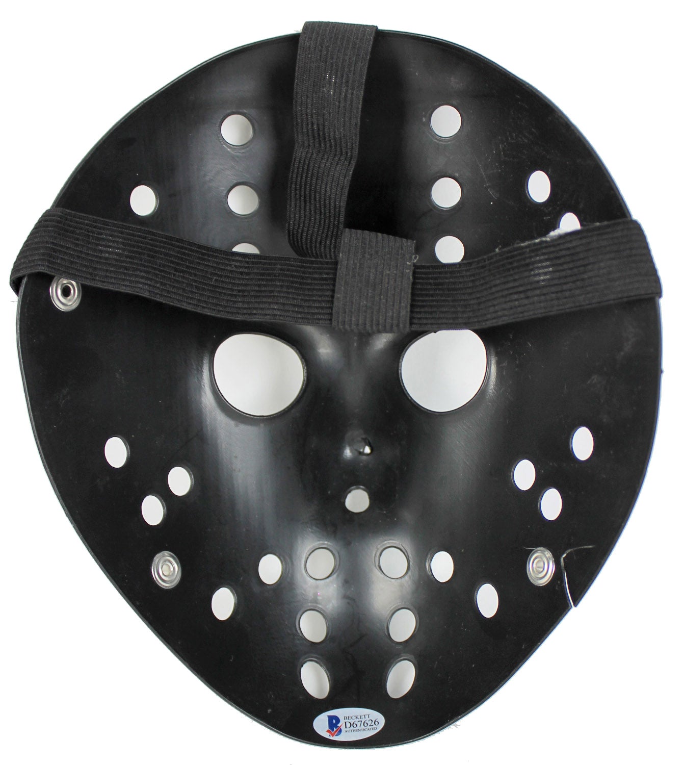 Ari Lehman Friday The 13th Get Her Mommy! Kill Her! Signed Black Jason Mask BAS