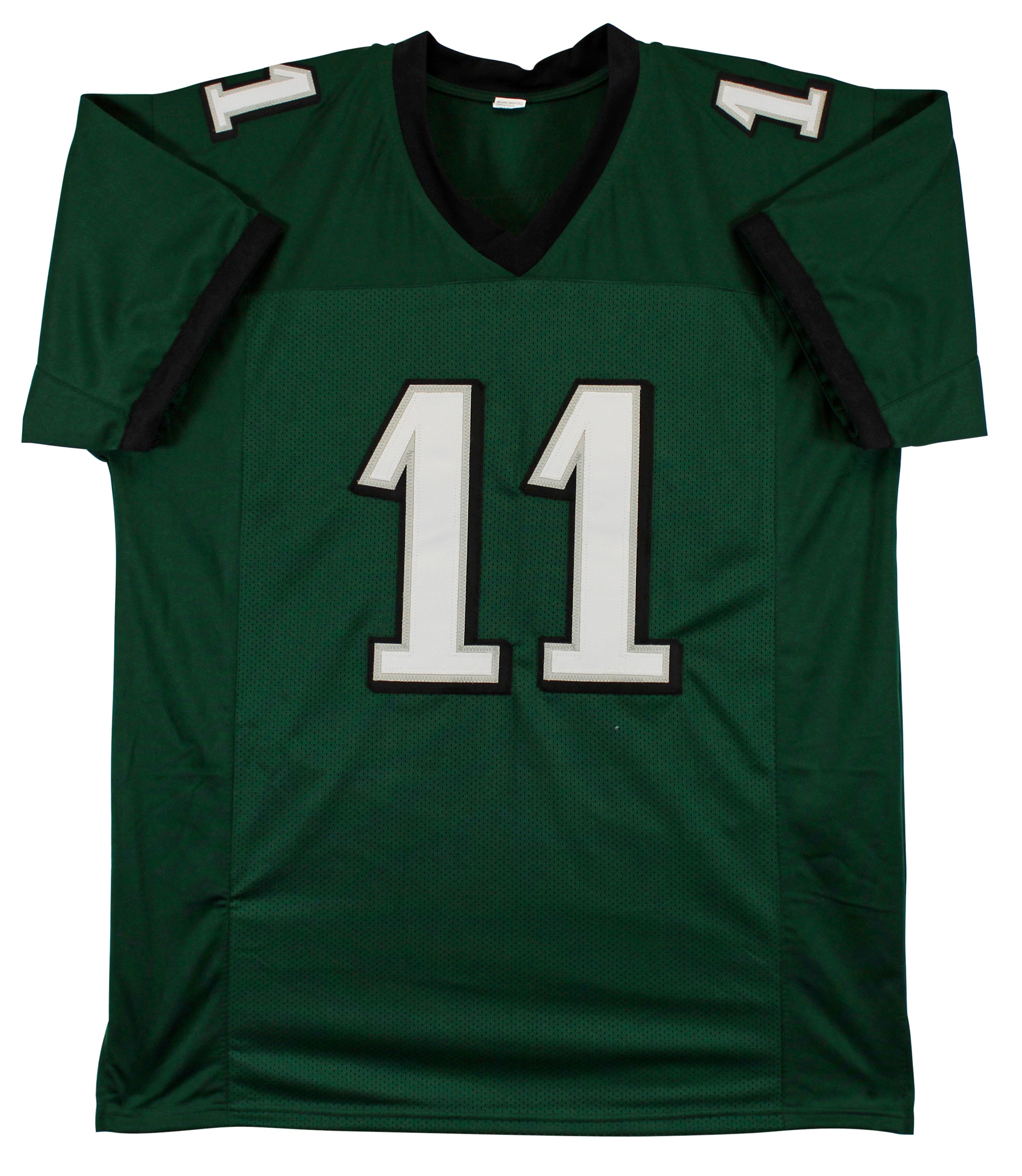 ** HOLIDAY DOORBUSTER ** A.J. Brown Authentic Signed Green Pro Style Jersey Autographed BAS Witnessed 2