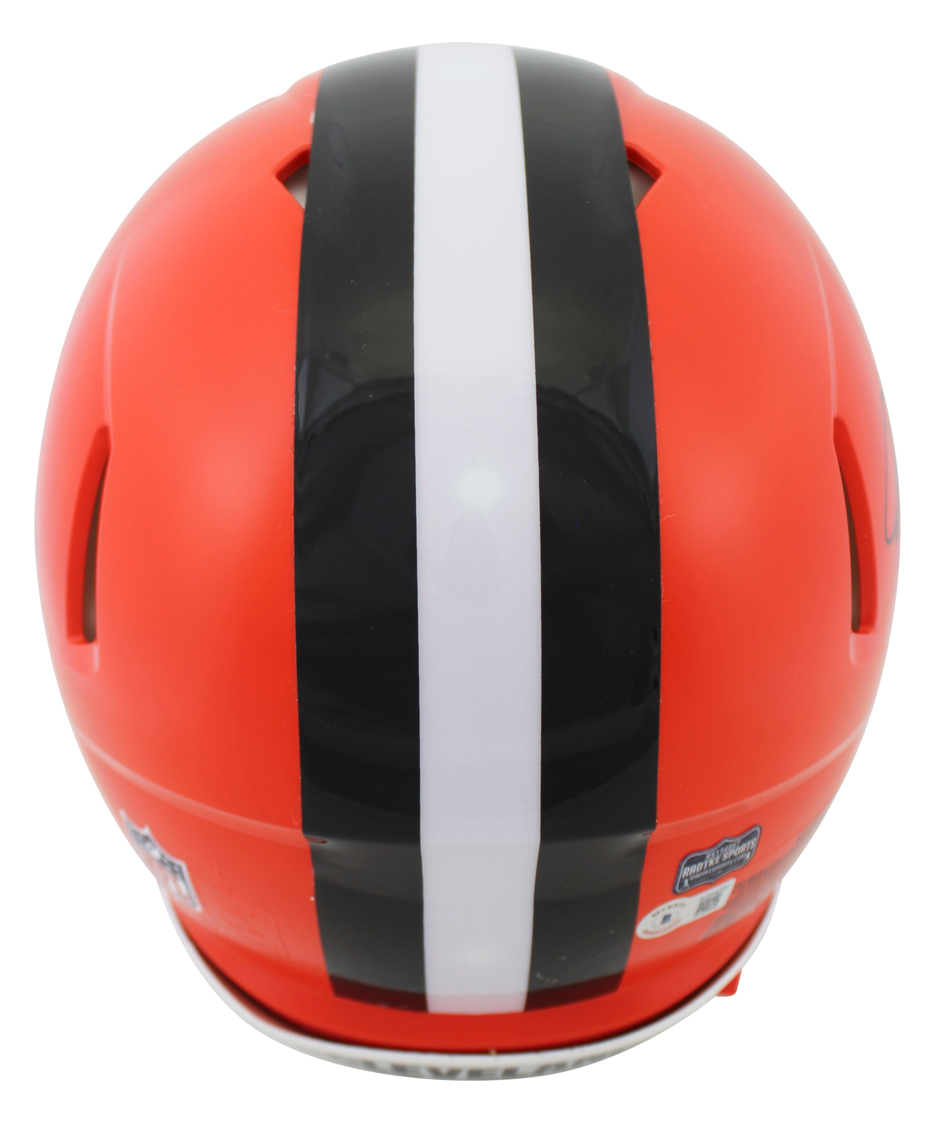 Browns Jim Brown Authentic Signed Full Size Speed Proline Helmet BAS #AD64382