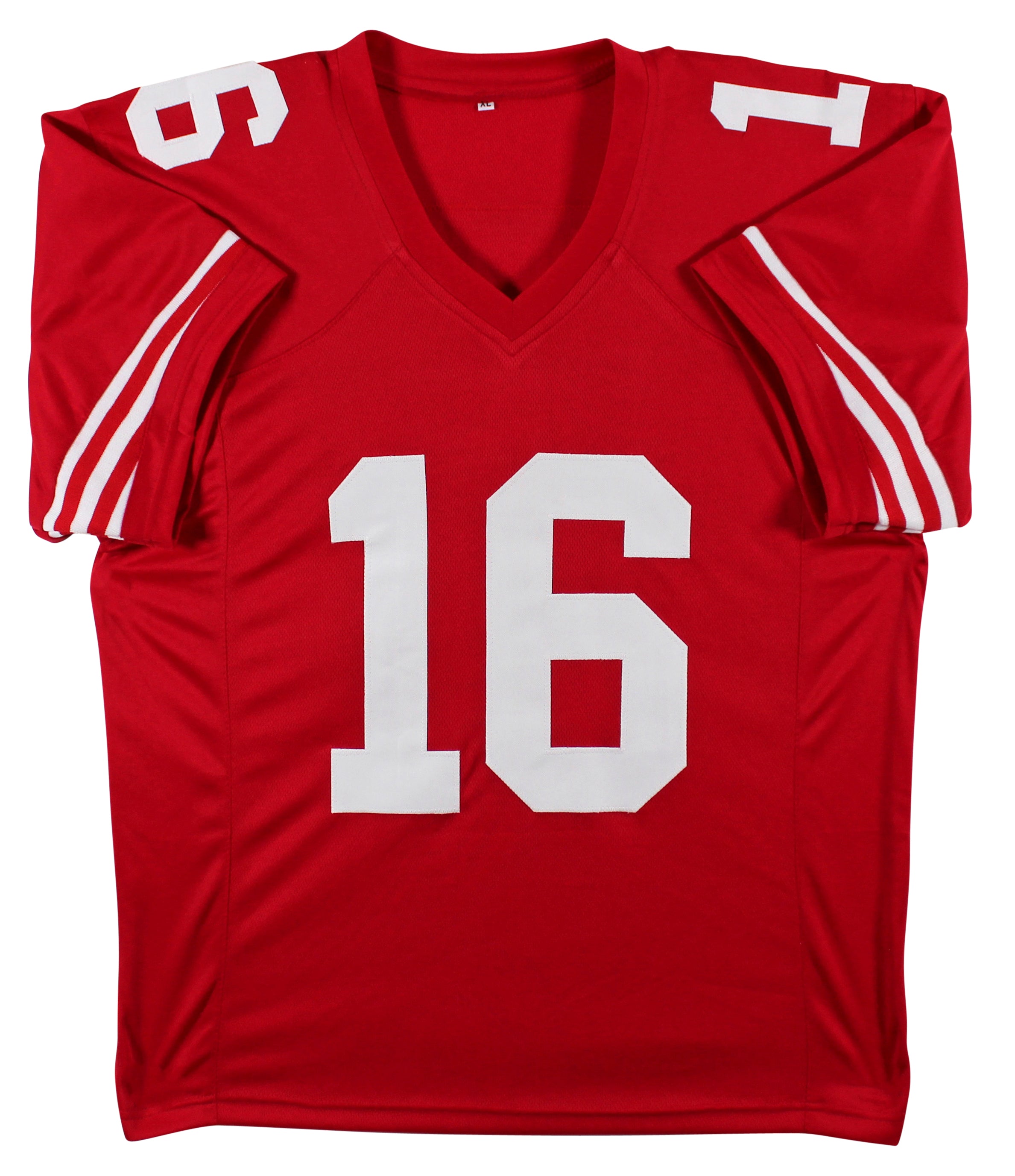 ** HOLIDAY DOORBUSTER ** Joe Montana Authentic Signed Red Pro Style Jersey Autographed JSA or BAS