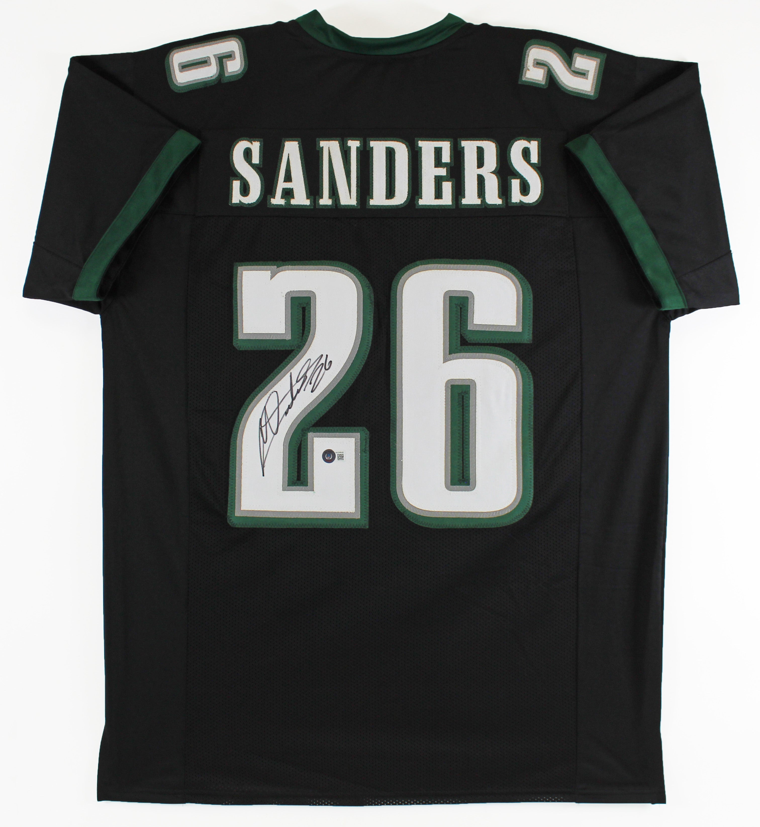 Miles Sanders Authentic Signed Black Pro Style Jersey Autographed BAS or JSA