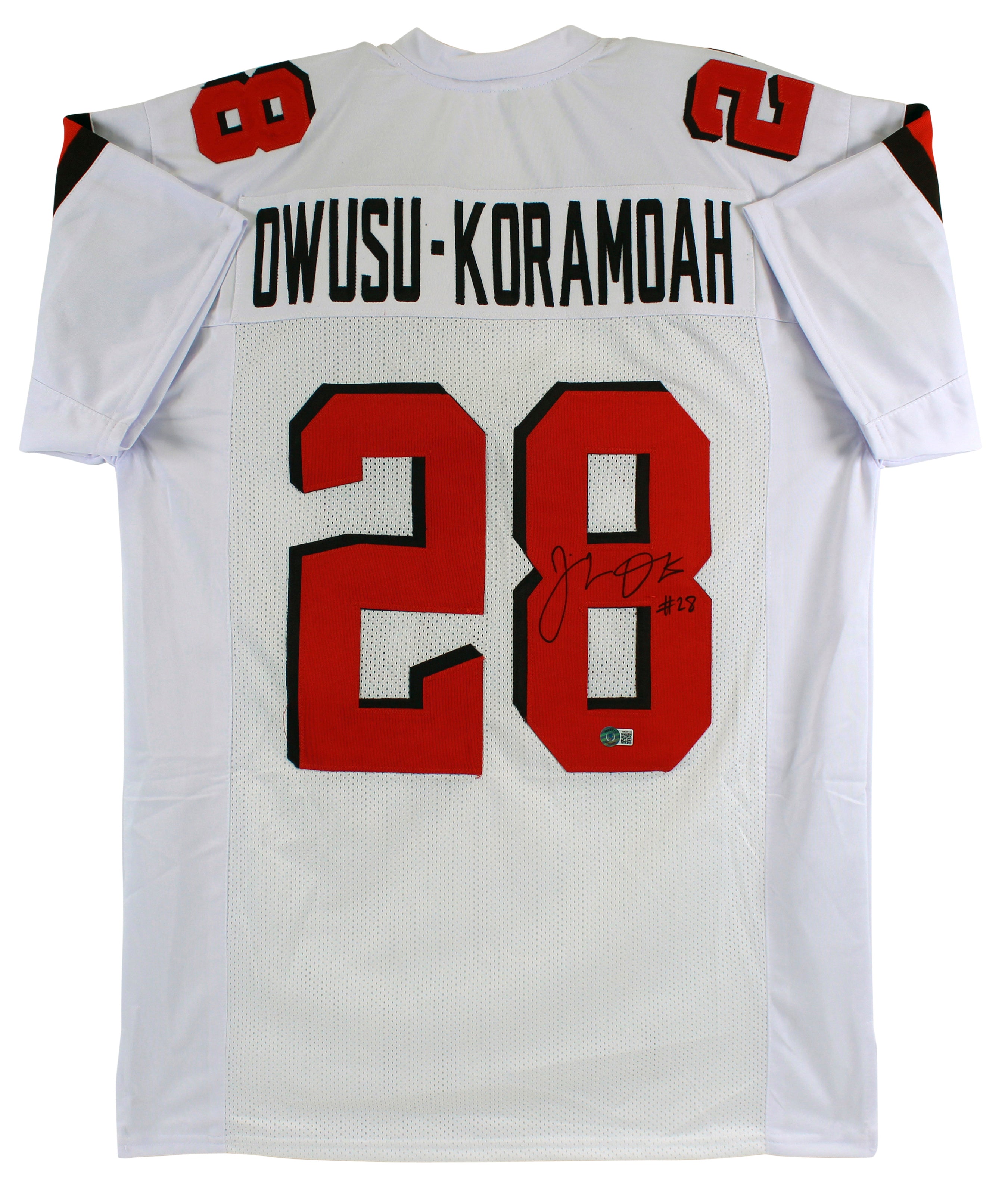 Jeremiah Owusu-Koramoah Authentic Signed White Pro Style Jersey BAS Witnessed