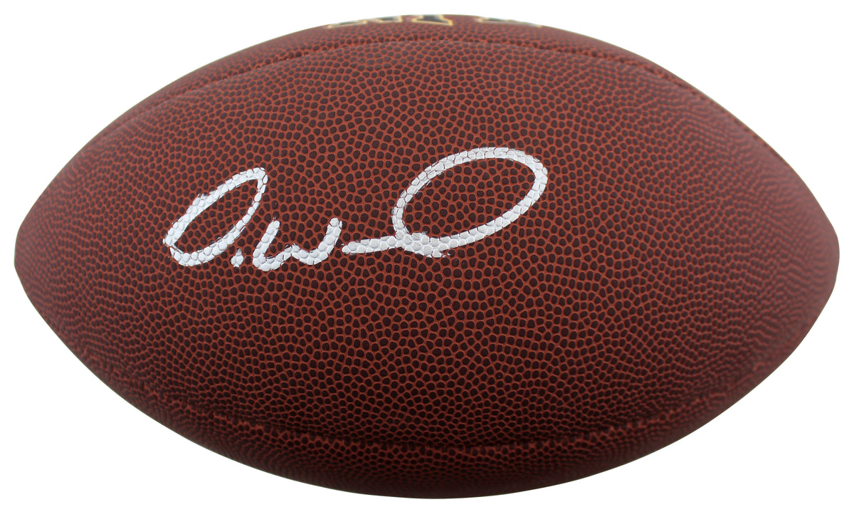 Browns Denzel Ward Authentic Signed Wilson Super Grip Nfl Football BAS Witnessed
