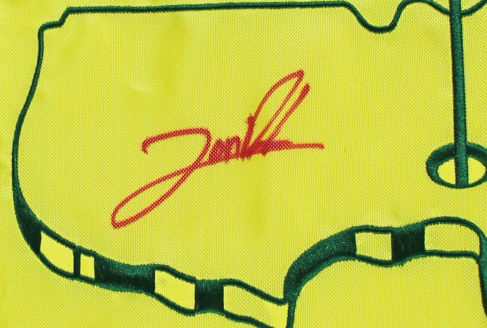 Jon Rahm Authentic Signed & Framed 2023 Masters Pin Flag JSA #AT13634