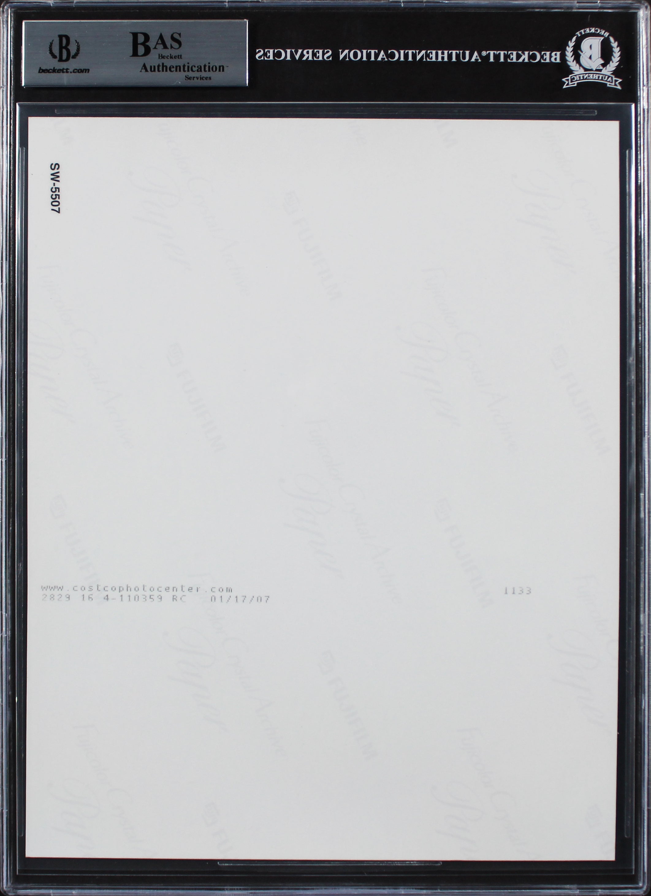 Mark Hamill Star Wars "The Rescue Scene" Signed 8x10 Photo Auto 10! BAS Slabbed