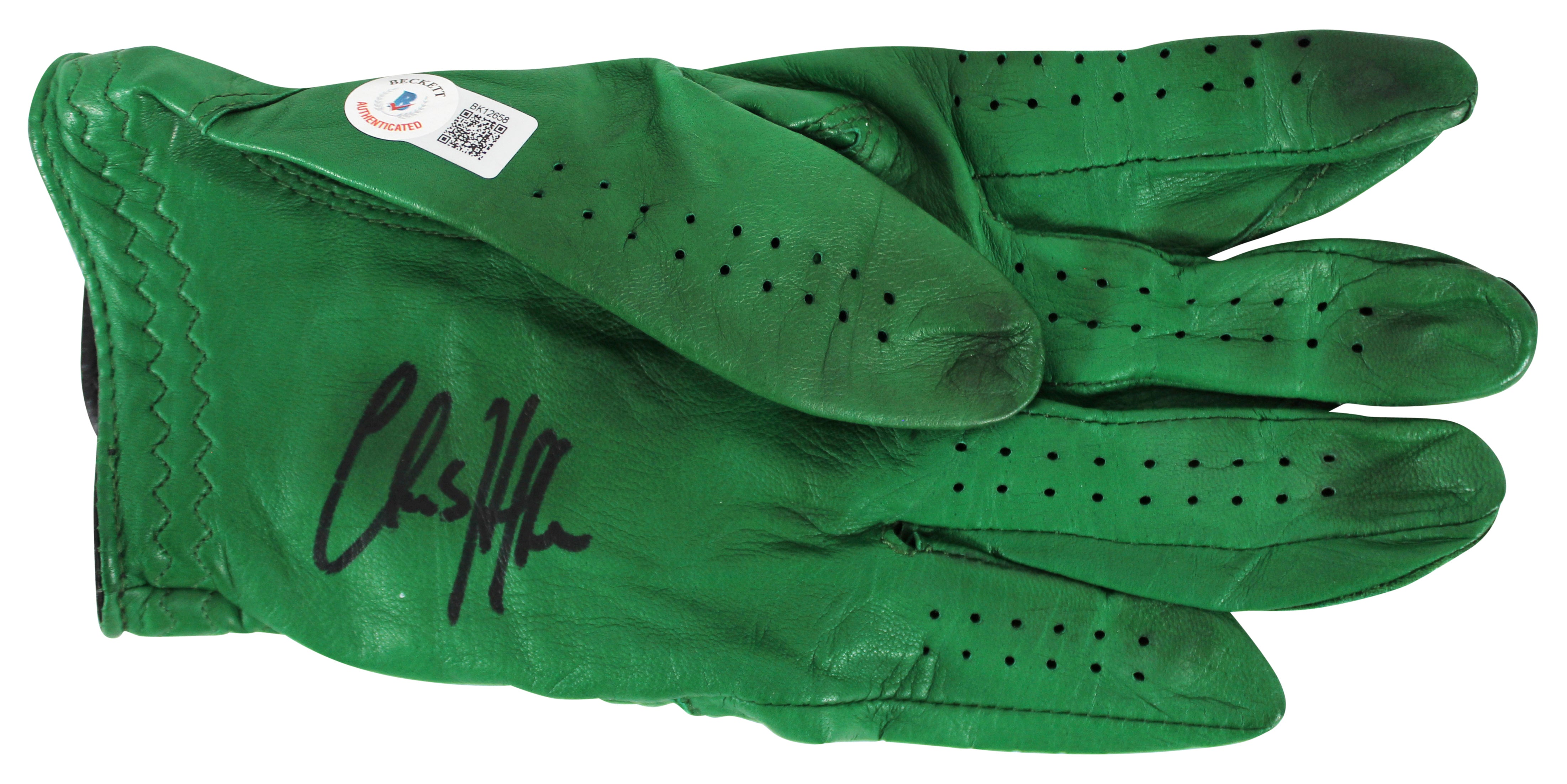 Charlie Hoffman Authentic Signed Match Worn Green Footjoy Glove BAS #BK12658