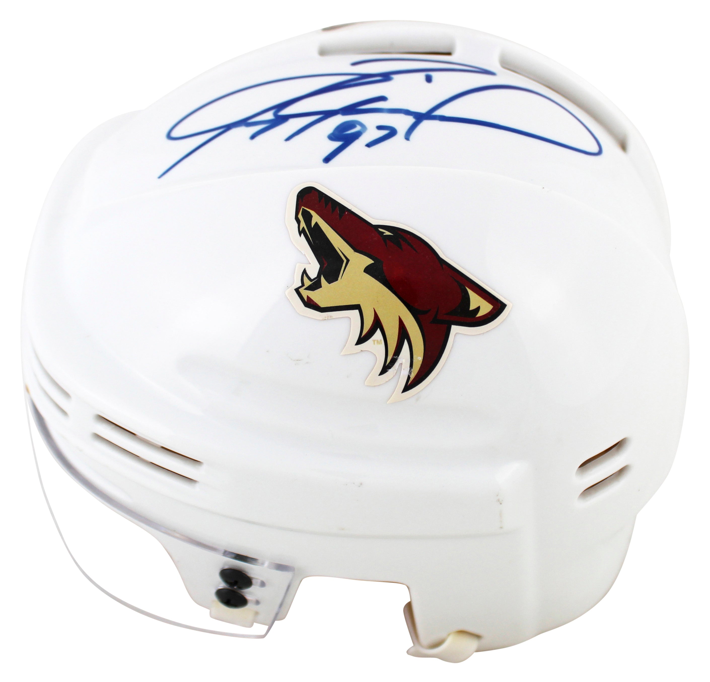 Coyotes Jeremy Roenick Authentic Signed Mini Helmet BAS #BK12655