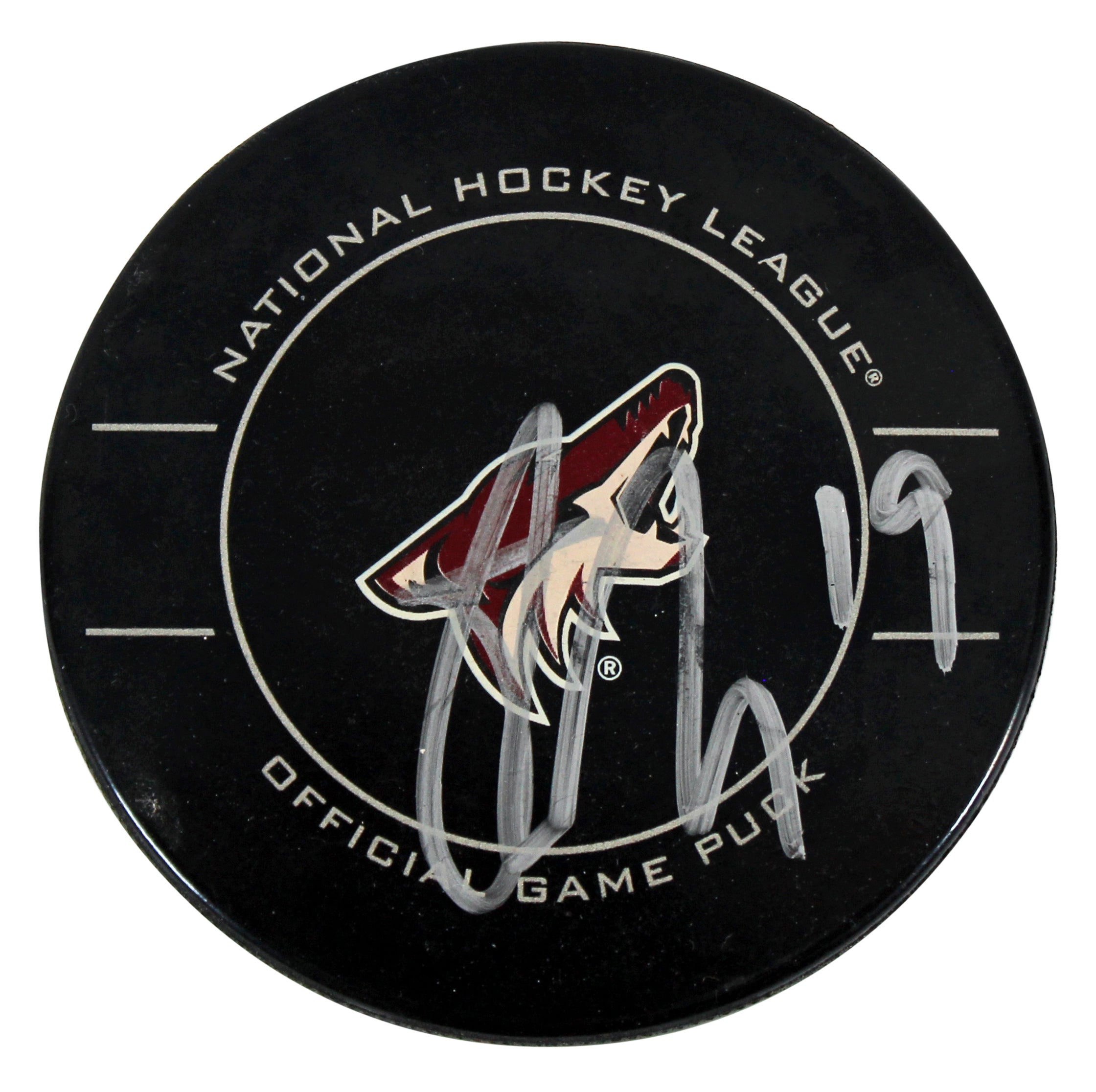 Coyotes Shane Doan Authentic Signed Official NHL Game Hockey Puck BAS #BJ19876