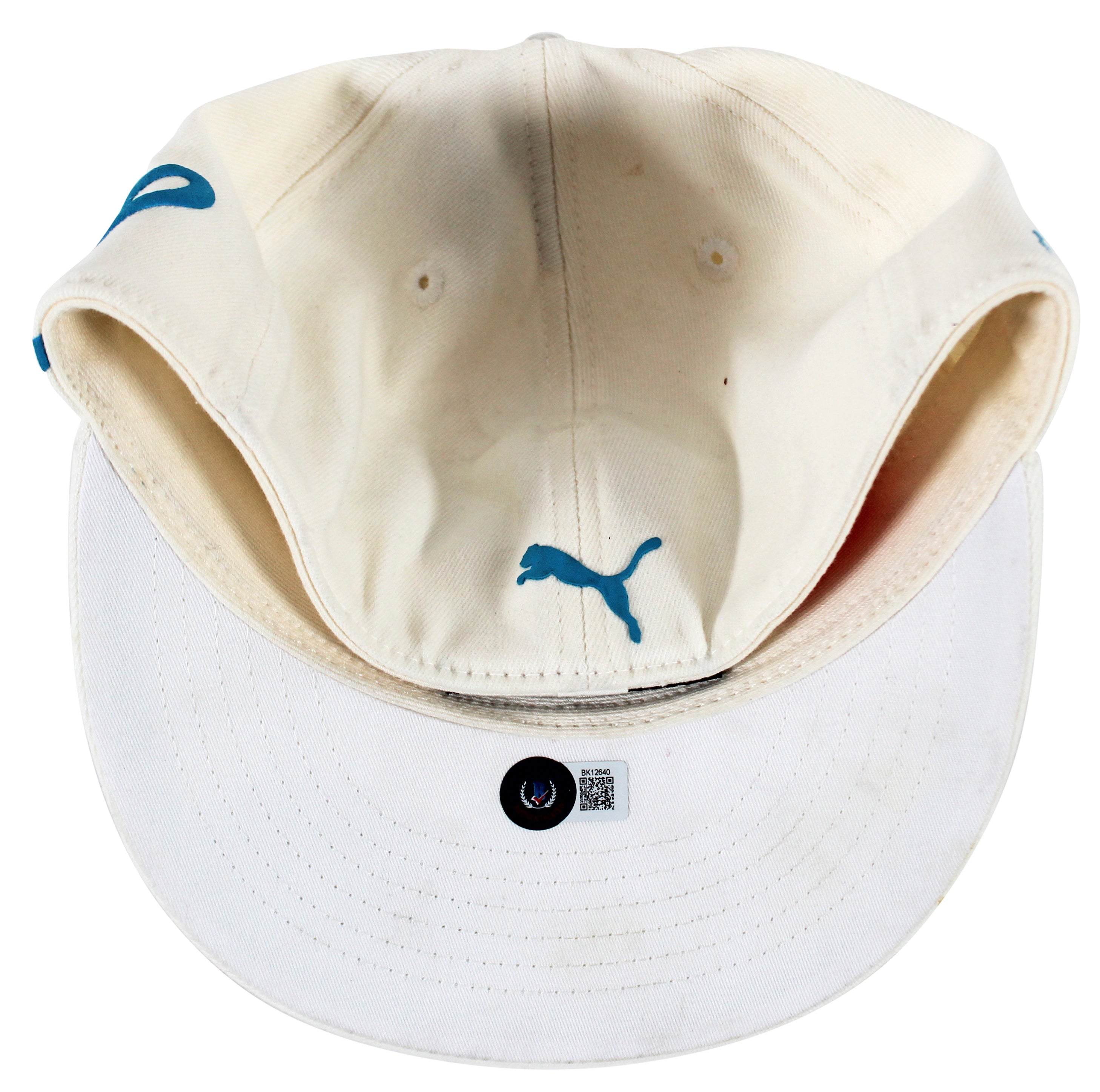 Rickie Fowler Authentic Signed White Puma Hat BAS #BK12640