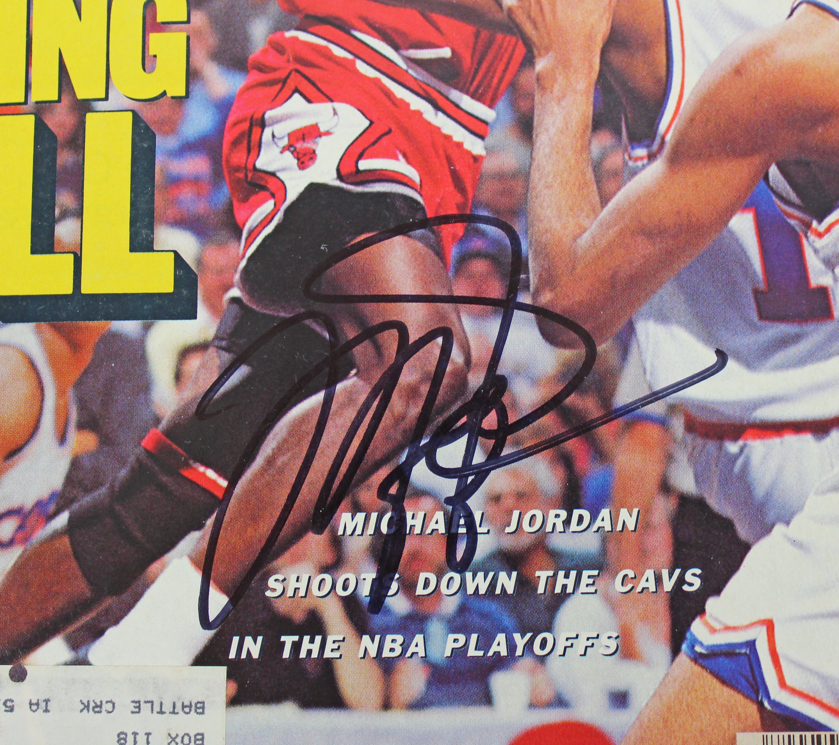 Bulls Michael Jordan Signed May 15, 1989 Sports Illustrated Magazine BAS #A39463