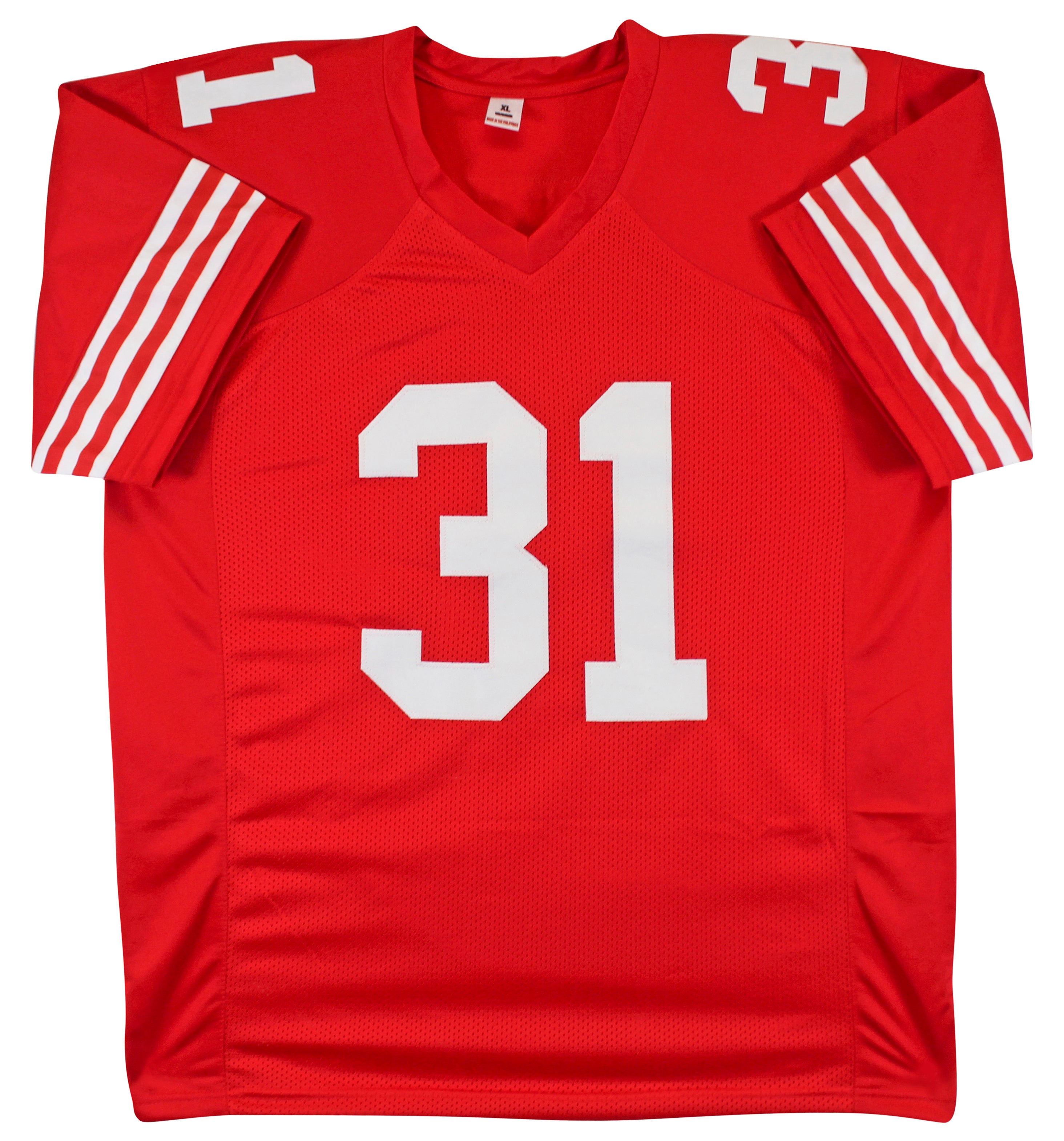 Renardo Green Authentic Signed Red Pro Style Jersey Autographed BAS Witnessed