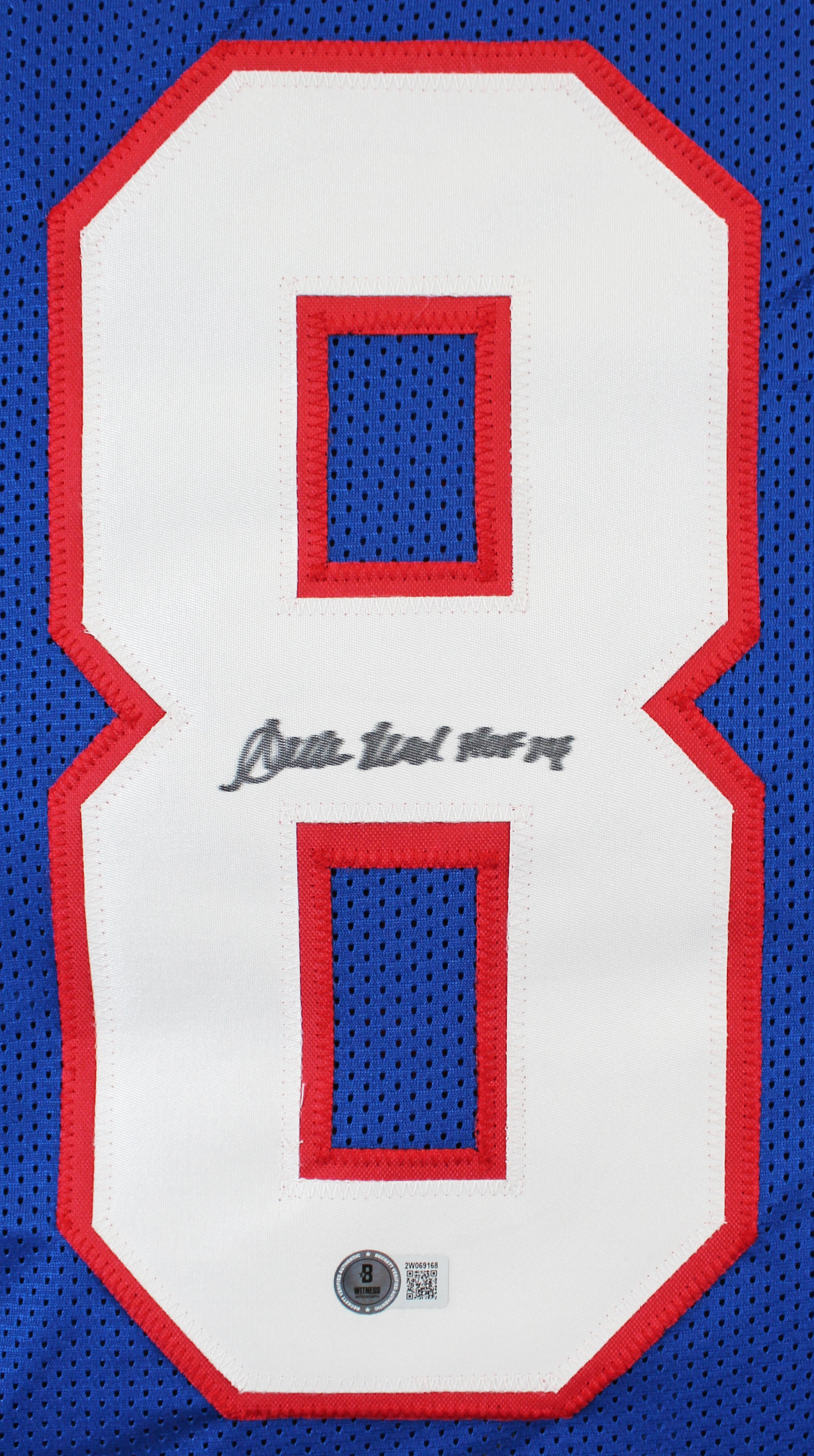 Andre Reed "HOF 14" Authentic Signed Blue Pro Style Jersey BAS Witnessed