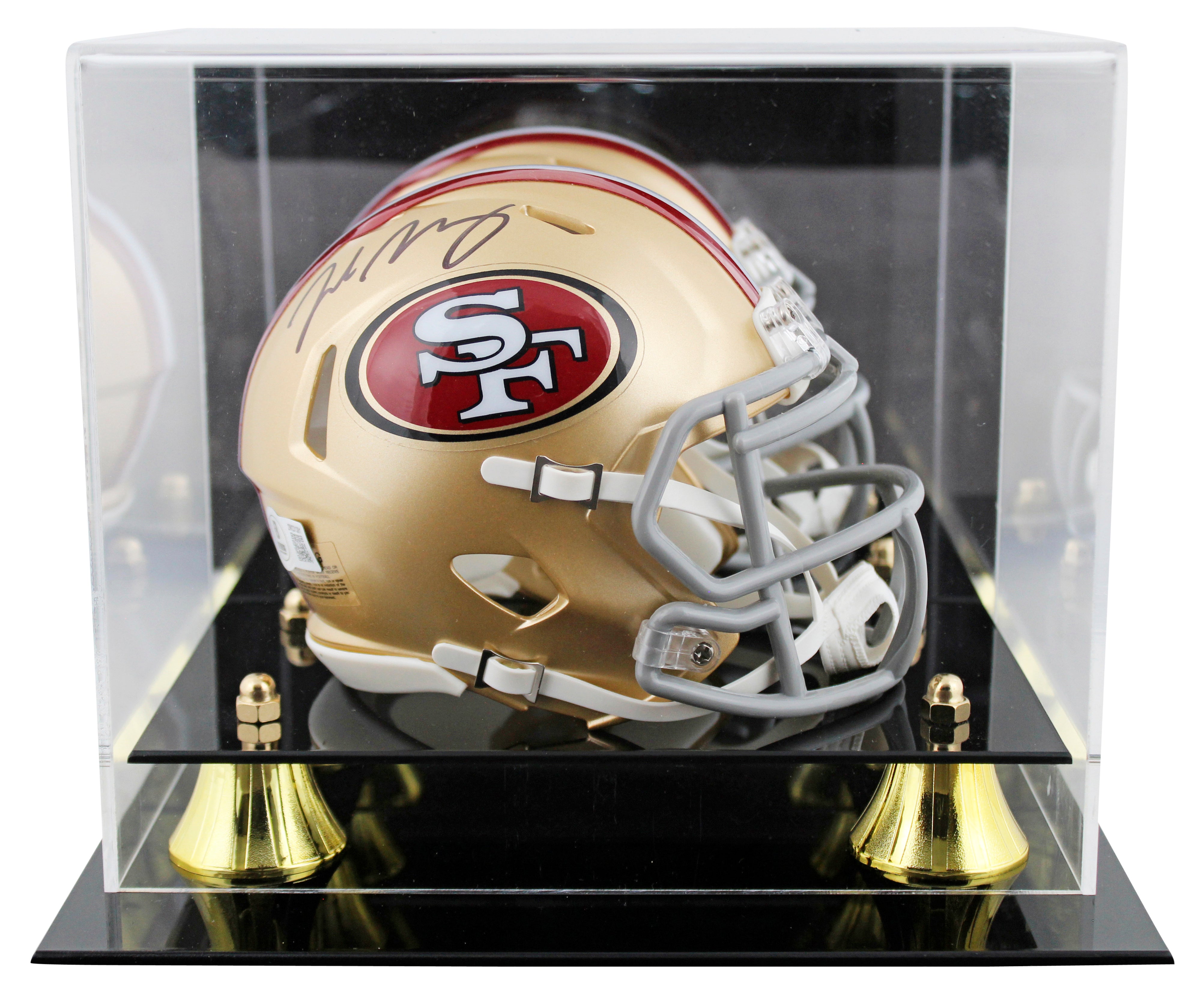 49ers Jake Moody Authentic Signed Speed Mini Helmet W/ Case BAS Witnessed