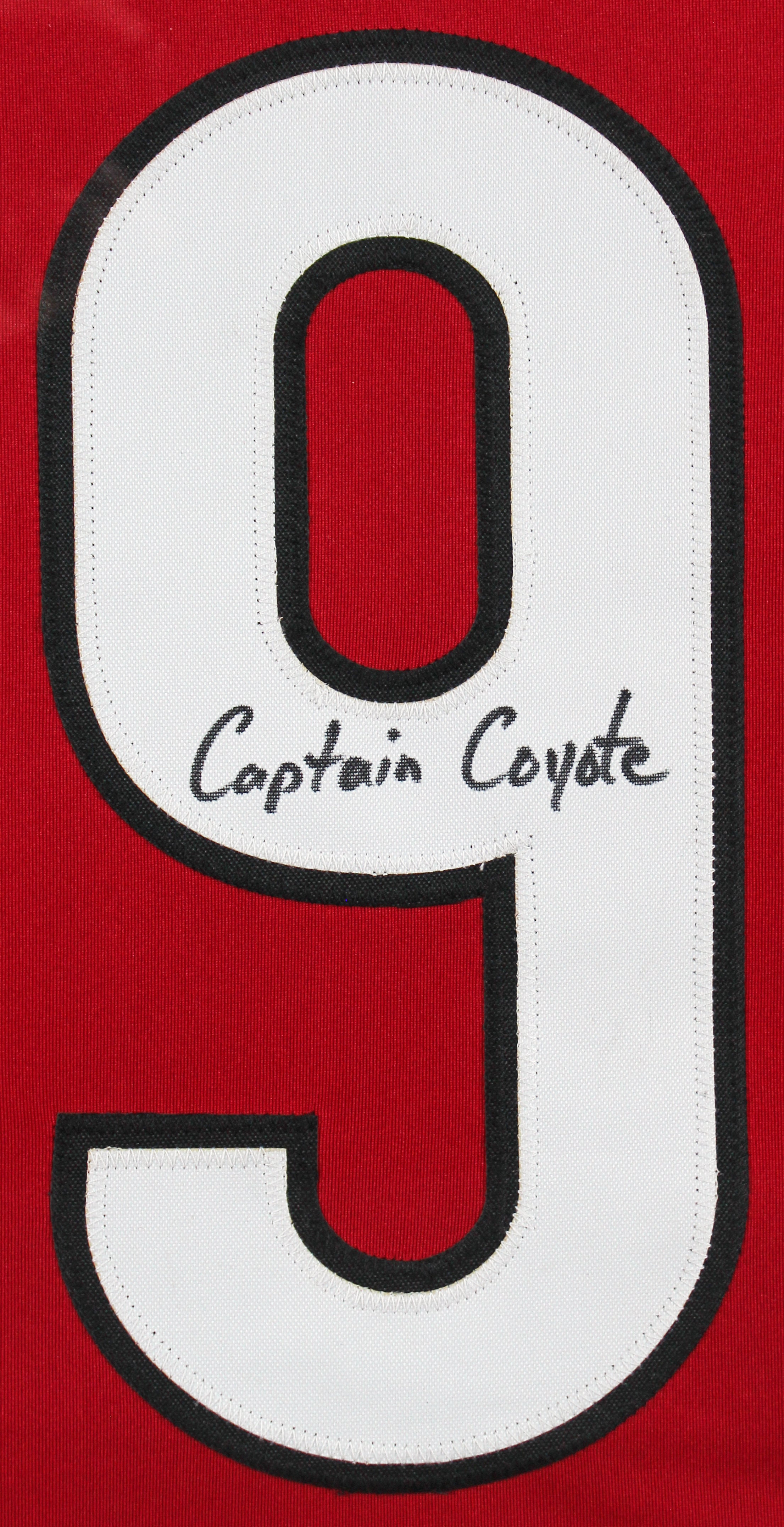 Shane Doan "Captain Coyote" Signed Red Pro Style Framed Jersey BAS Witnessed