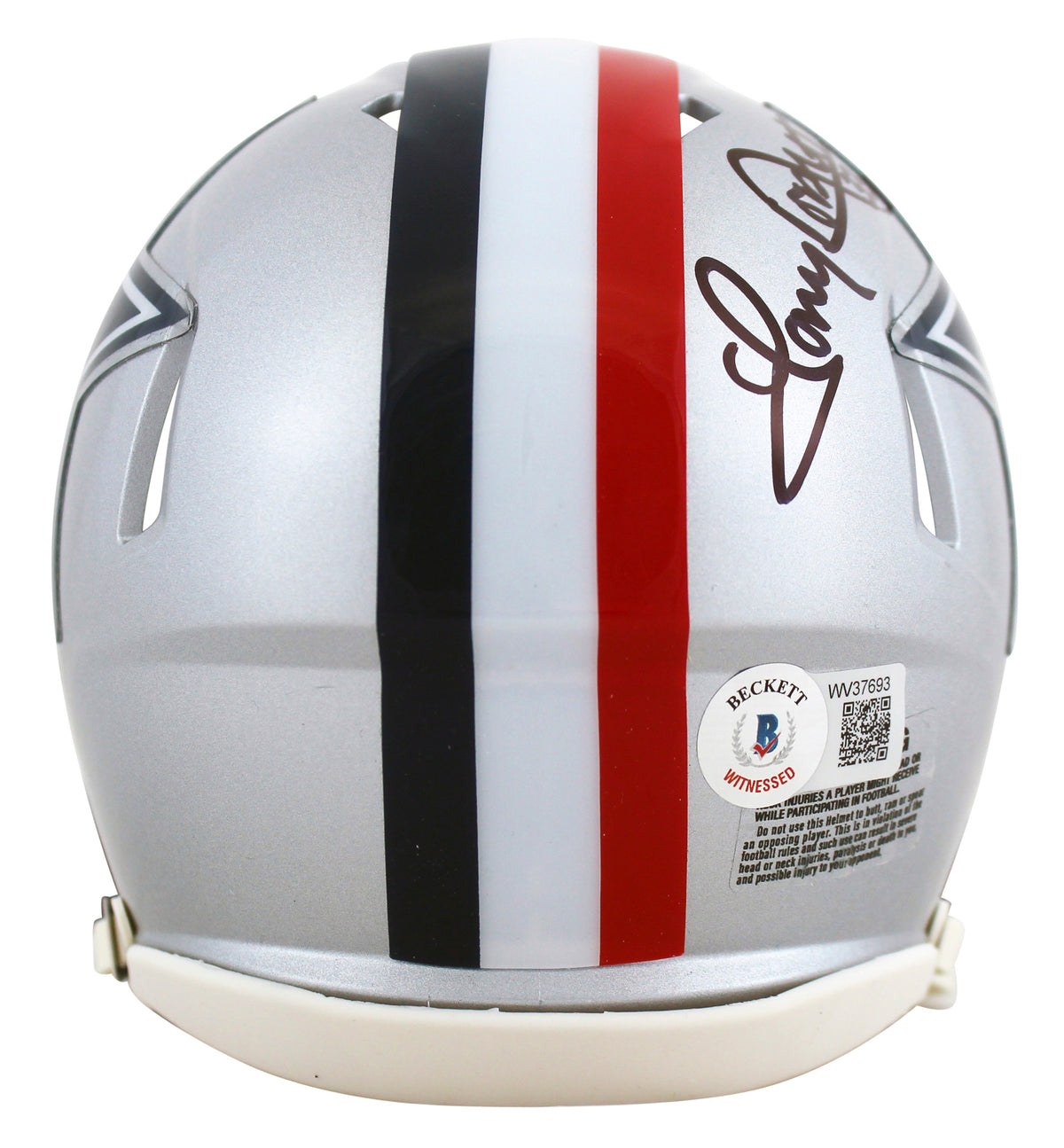 Cowboys Tony Dorsett Authentic Signed 1976 TB Rep Mini Helmet BAS Witnessed